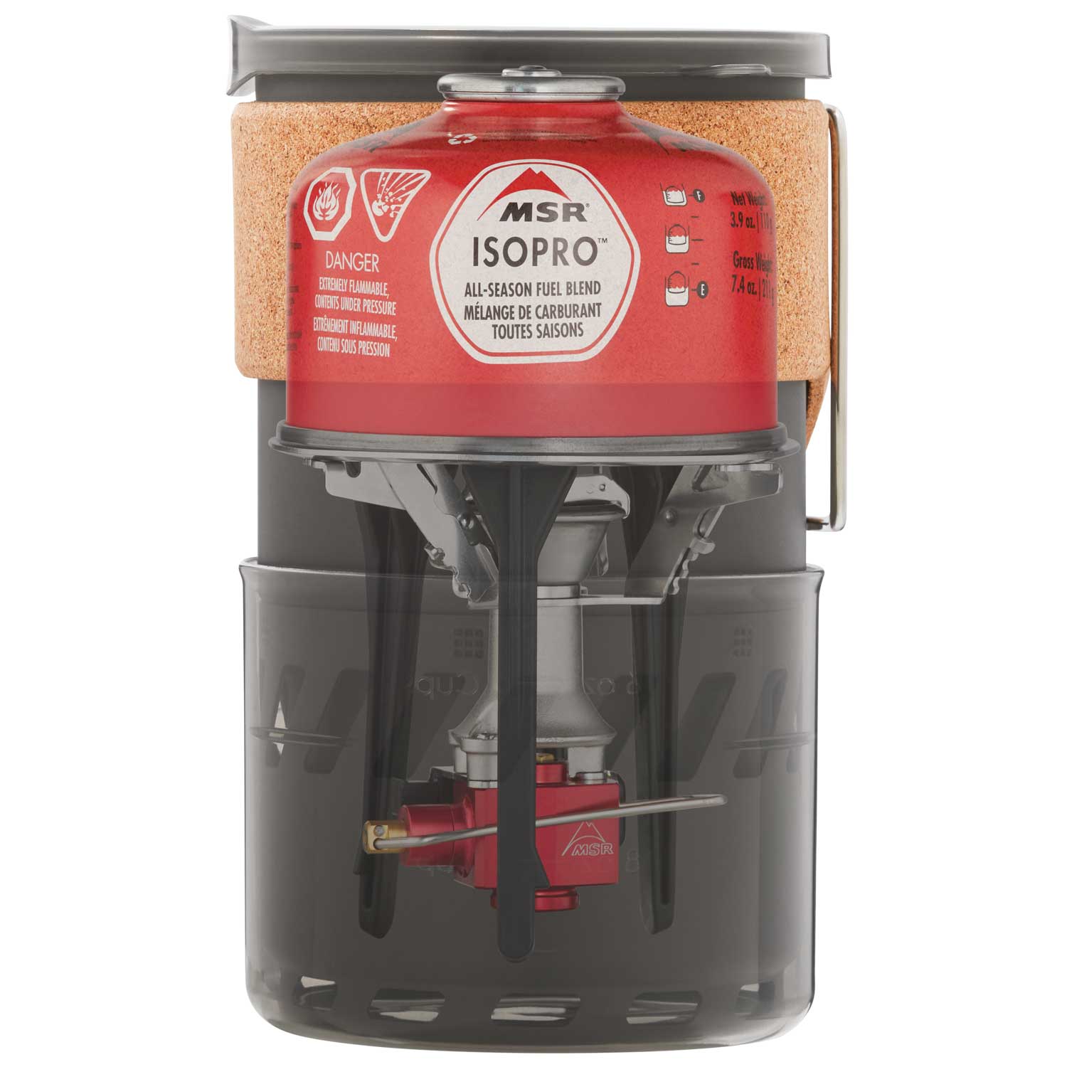 MSR Switch Stove System - Lightweight Backpacking Stove for Camping, Hiking & Outdoor Cooking | Portable Gas Burner with Wind-Resistant Design