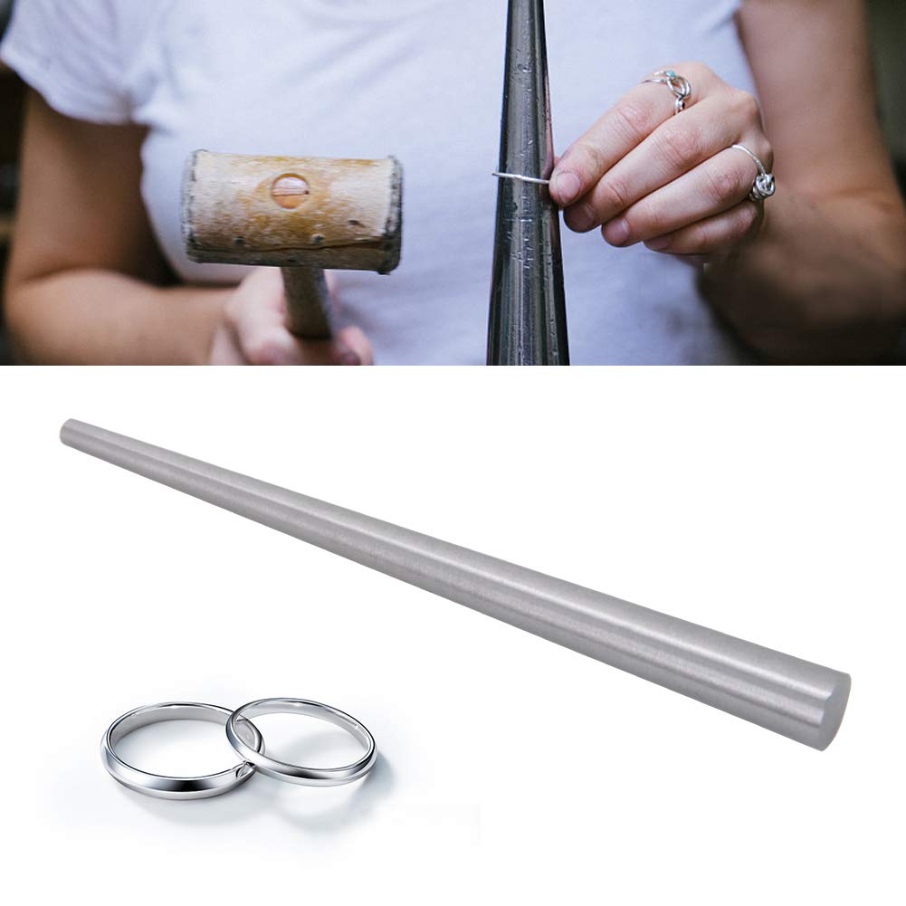Professional Stainless Steel Ring Stretcher & Expander Tool - Jewelry Making, Ring Sizing & Metal Repair Mandrel for Jewelers, DIY Enthusiasts - Perfect for Resizing Wedding Bands, Engagement Rings & Costume Jewelry