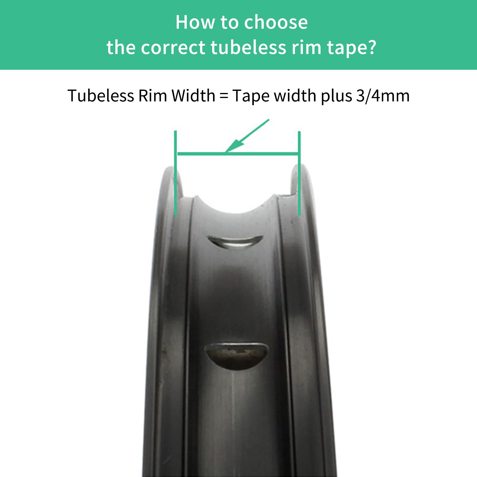 Dilwe 33mm x 10M Tubeless Rim Tape - Lightweight Vacuum Sealing Tire Pad for Mountain & Road Bikes - Perfect for MTB, Gravel & Commuter Cycling Accessories