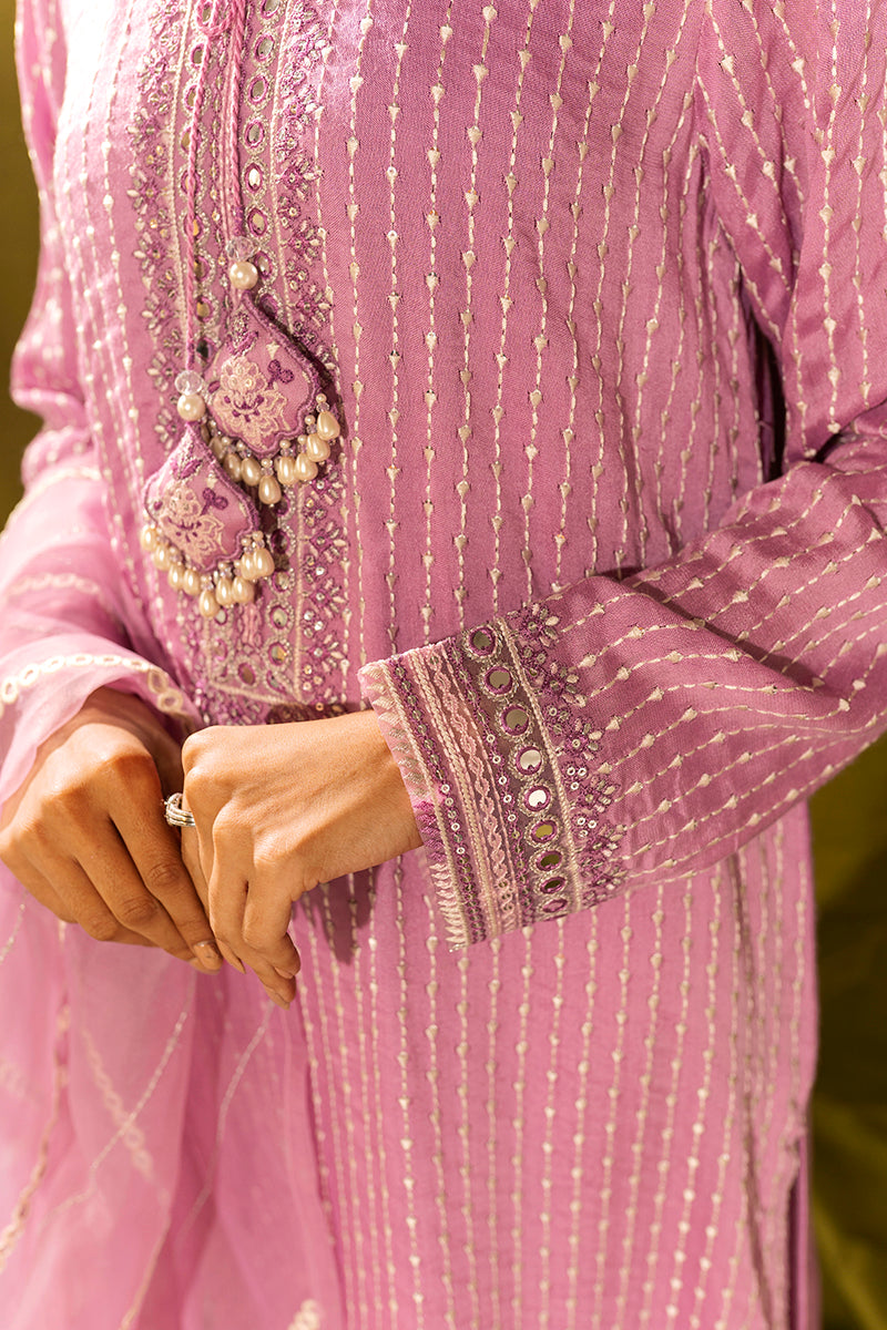Lilac Fusion 2-Piece Set (Shirt & Dupatta) - Elegant Ethnic Outfit for Women | Perfect for Weddings, Parties & Festive Occasions
