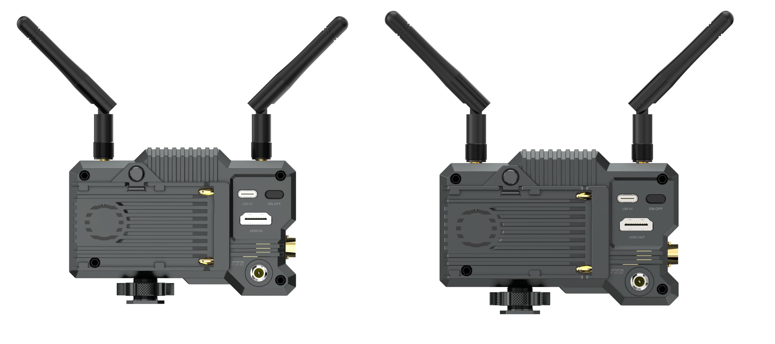 Hollyland Mars 400S Pro II Wireless HDMI/SDI Video Transmission System - 1080P HD Streaming up to 450ft with Low Latency - Includes 2 x NPF-570 Batteries, Charger & Cable Ties - Perfect for Live Events, Film Production & Broadcast Studios