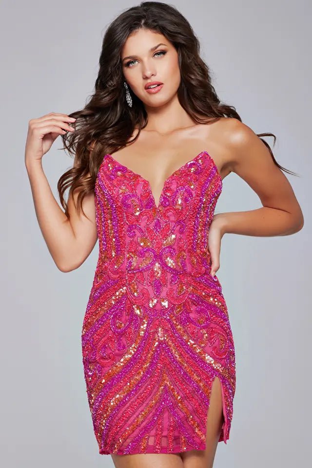 Jovani 40003 Women's Elegant Cocktail Dress for Evening Parties, Weddings & Special Events - Perfect for Night Out, Prom & Formal Occasions