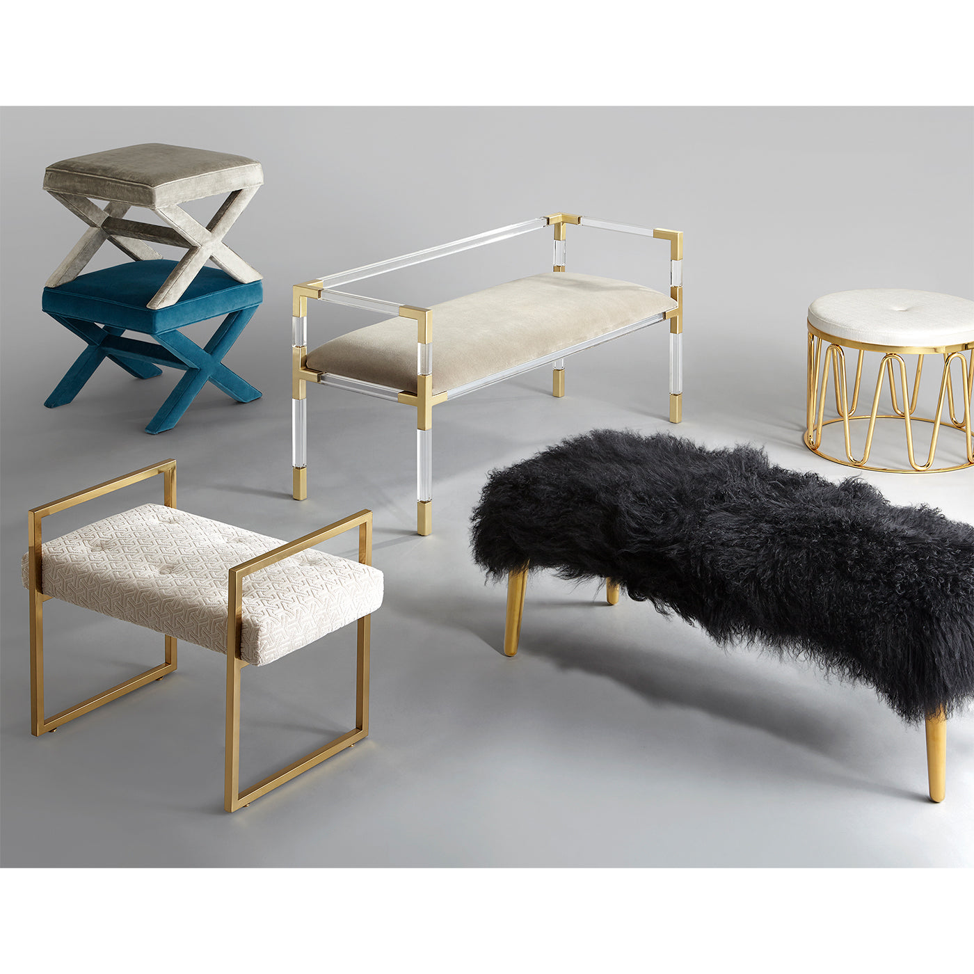 Jacques Bench - Modern Wooden Entryway Bench with Storage for Hallway, Living Room & Bedroom - Perfect for Home Decor & Organization