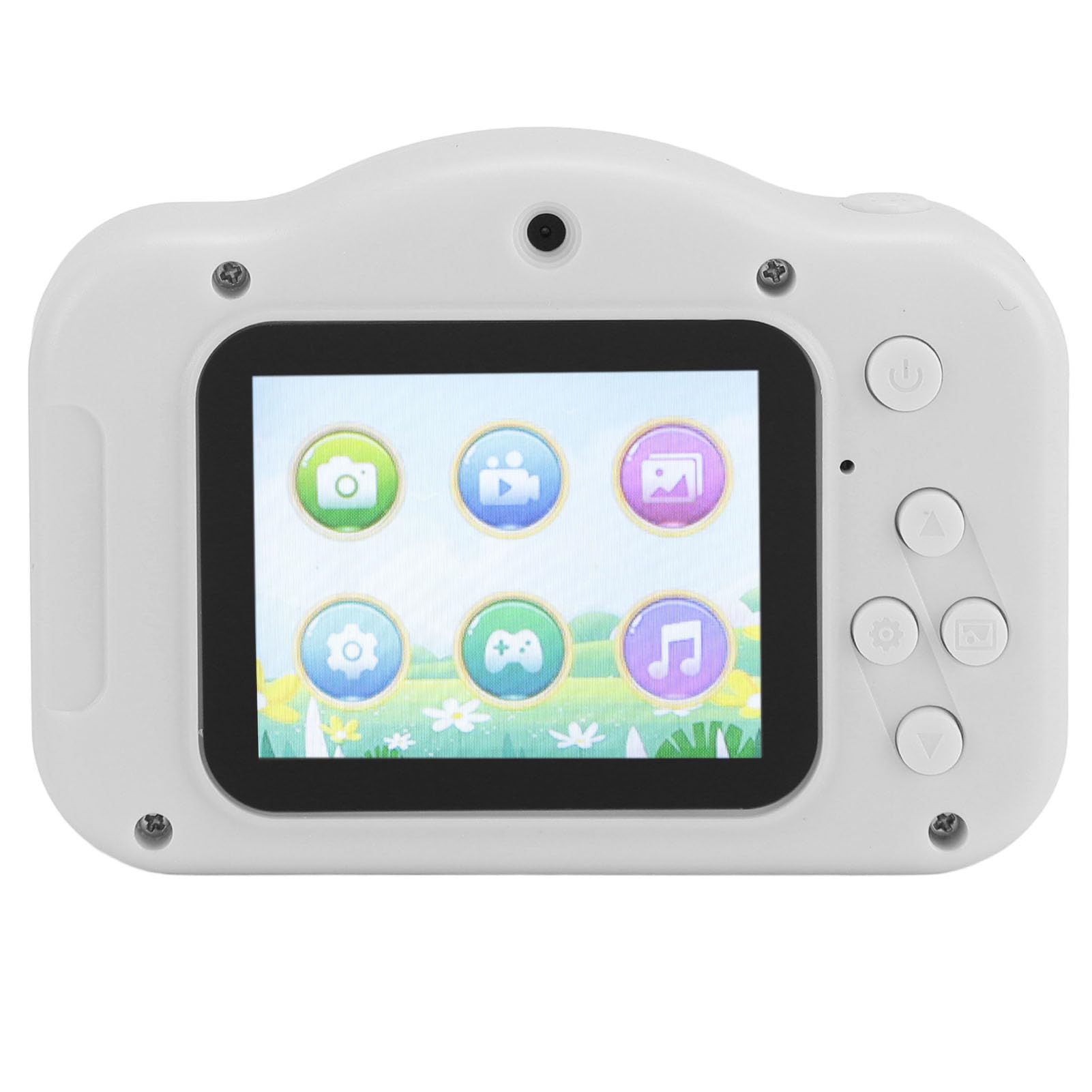 **40MP HD Kids Digital Camera with Clear Image & Video Recording | Portable Safe ABS Design | MP3 Music Playback | Perfect for Travel, Birthday Gifts & Creative Play (White)**