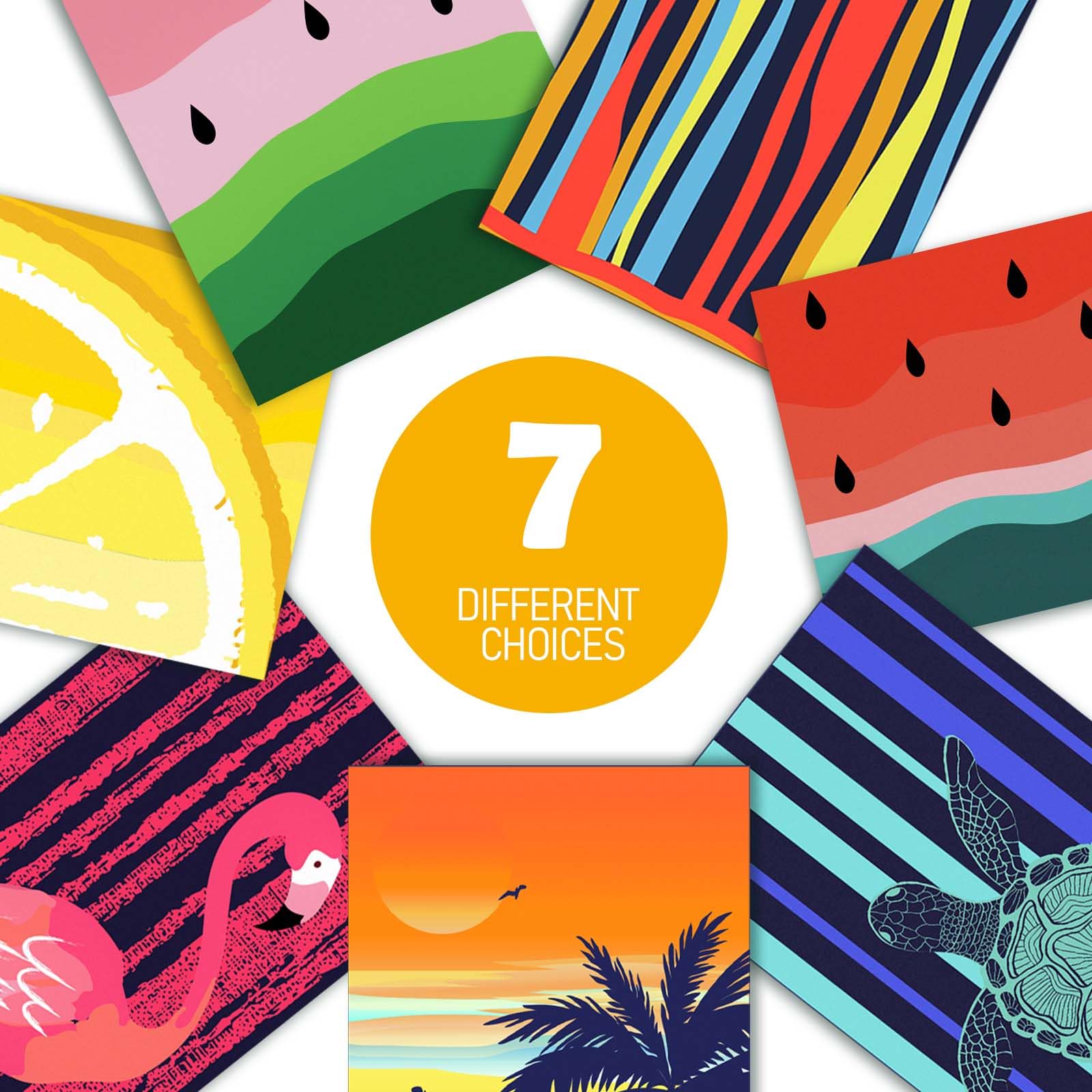 Vessia Oversized Beach Towel for Adults & Teens - 35x75 Inch Microfiber Sandproof Quick Dry Towel with Storage Bag | Watermelon Print Lightweight Travel Towel for Pool, Beach, Yoga & Picnic