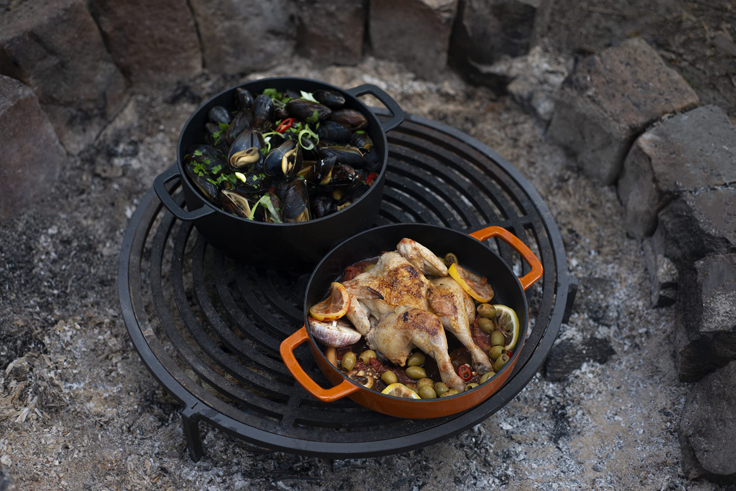 Sous-Chef Dutch Oven - 6 Qt Enameled Cast Iron Pot with Lid - Perfect for Braising, Baking & Slow Cooking - Stovetop to Oven Safe - Ideal for Soups, Stews & Bread Making
