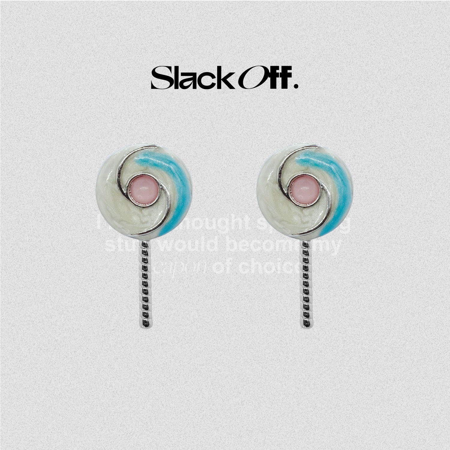SlackOff Lollipop Earrings - Fun Candy-Shaped Dangle Earrings for Women | Perfect for Parties, Cosplay & Kawaii Fashion Accessories