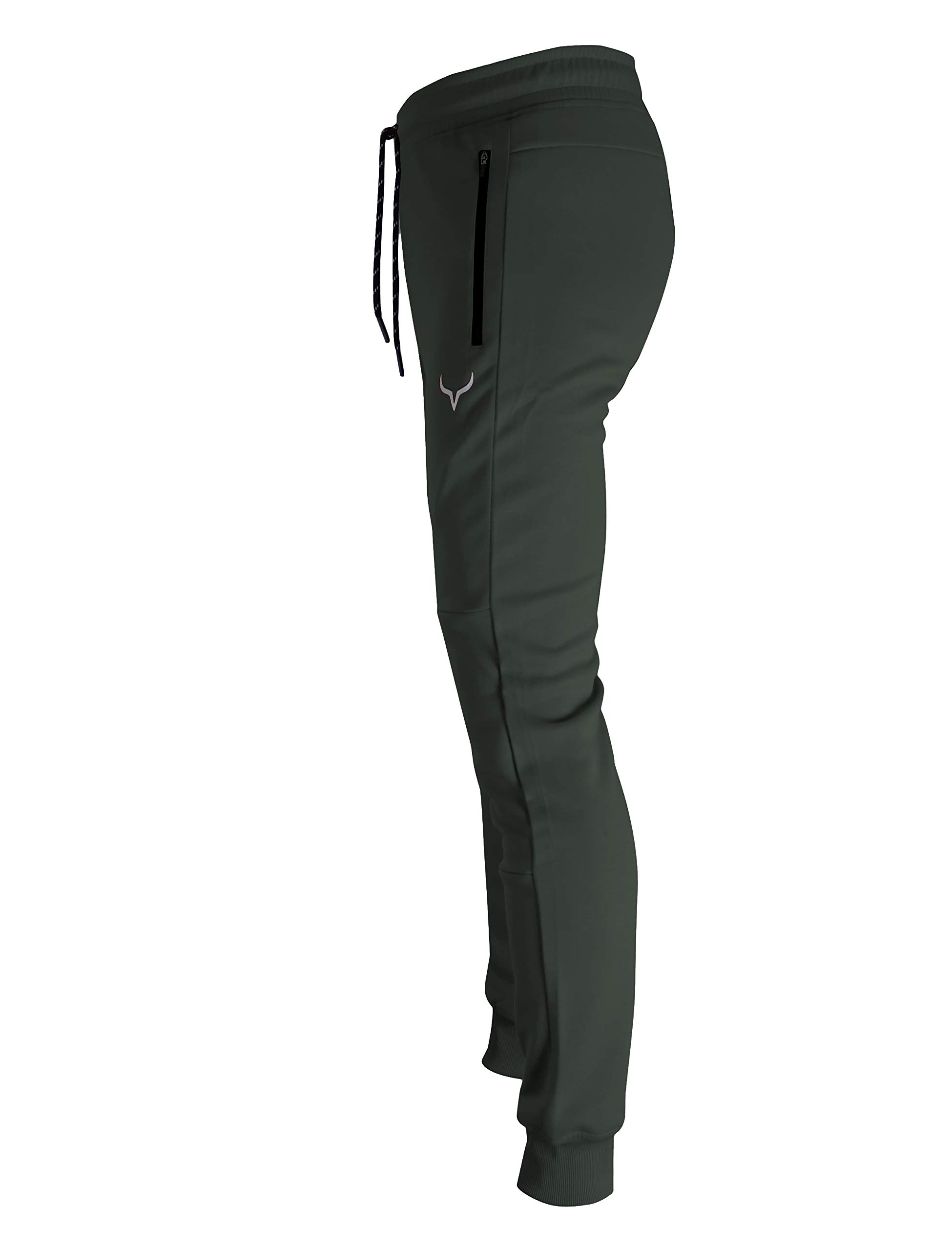 Men's Spandex Fleece Athletic Jogger Pants - Workout Gym Sweatpants for Running, Training & Casual Wear - Comfortable Fitness Pants for Men