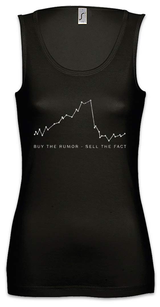 Urban Backwoods Women's Tank Top - Gym & Fitness Training Shirt - Buy The Rumor Sell The Fact Slogan Tee - Perfect for Workouts, Running & Casual Wear