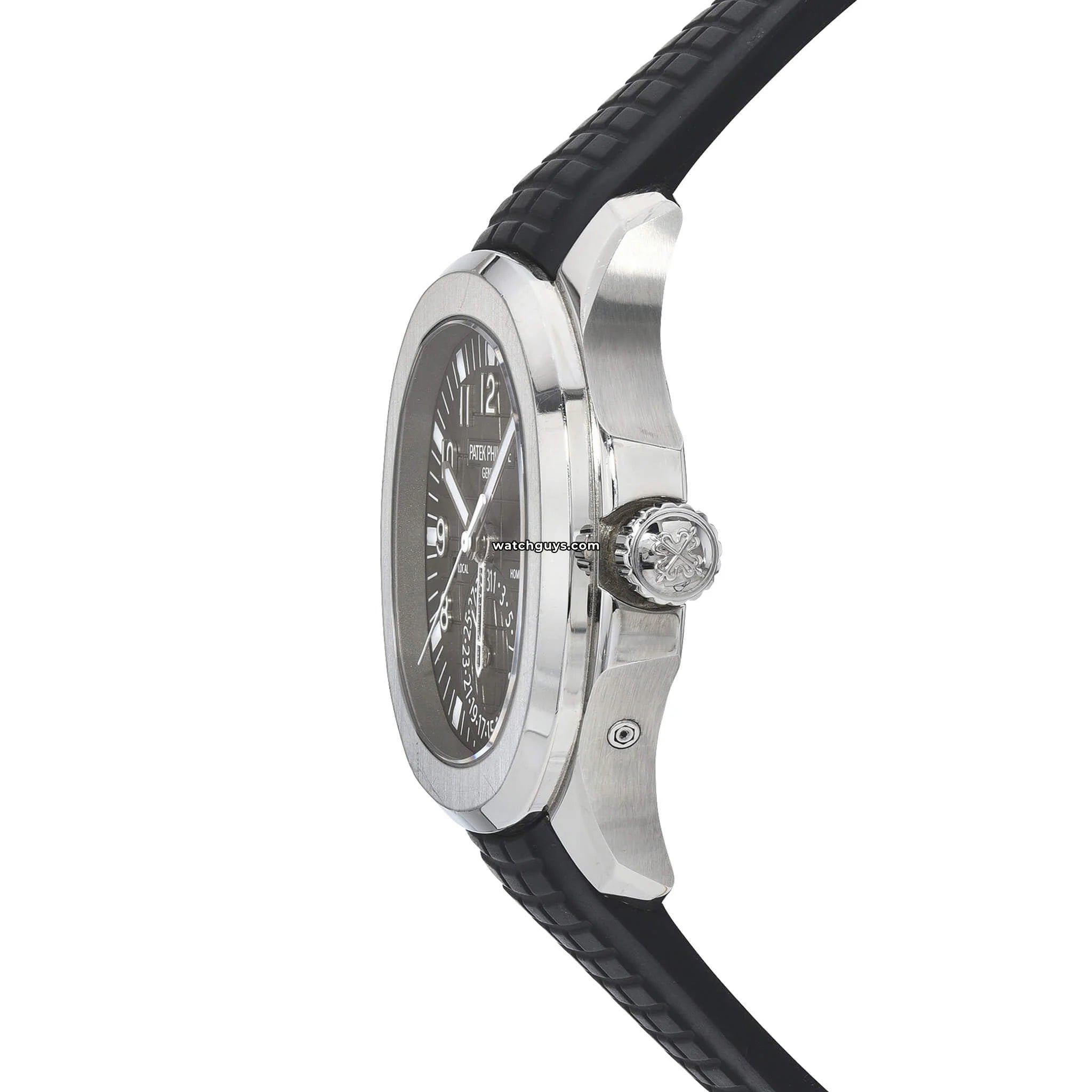 Patek Philippe Aquanaut Travel Time 5164A 001 Luxury Men's Watch - Dual Time Zone, Water Resistant, Stainless Steel - Perfect for Business Travel & Formal Occasions