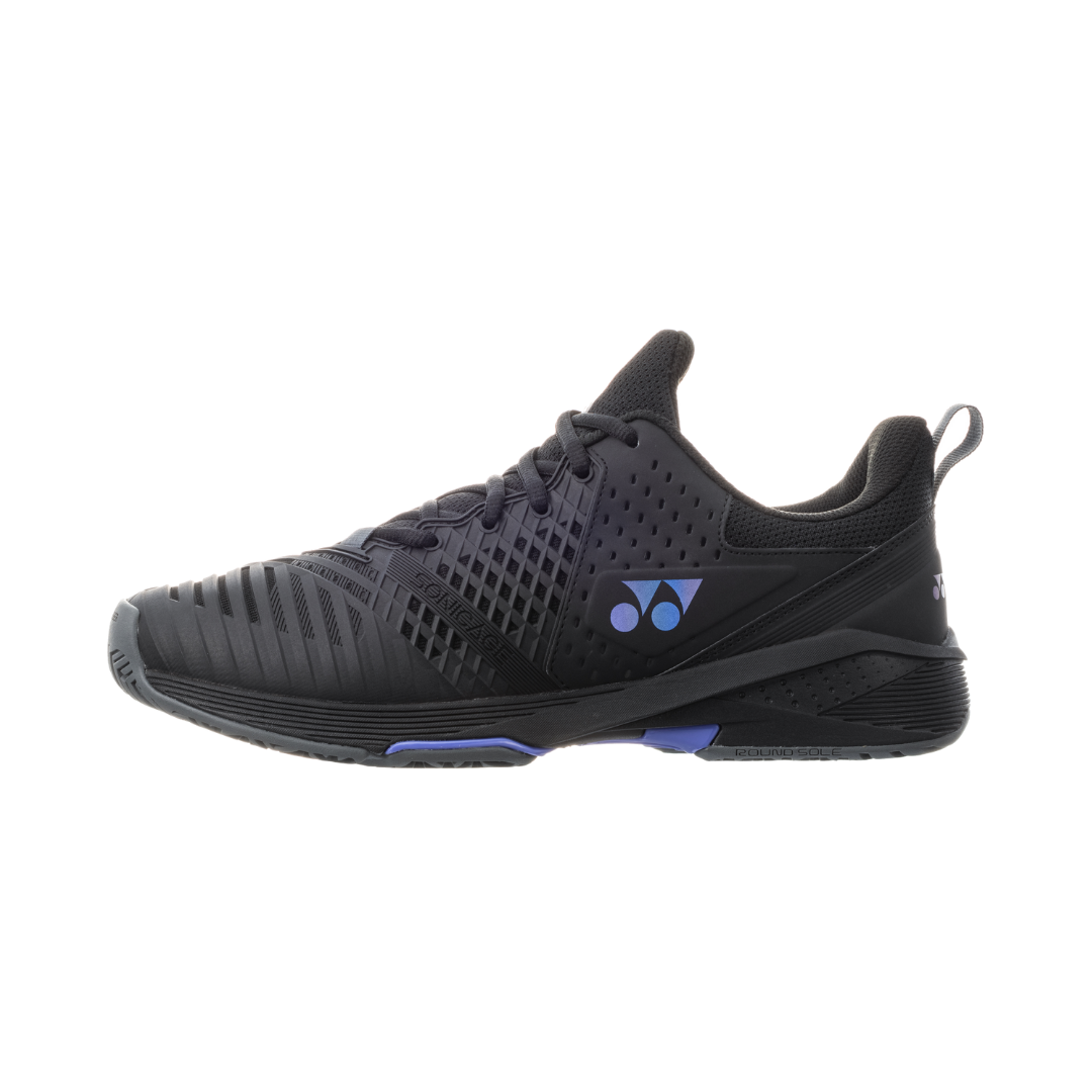 Yonex Power Cushion Sonicage 3 Men's Tennis Shoes - All Court Black Athletic Shoes for Men | Perfect for Hard Court, Clay & Indoor Tennis Matches