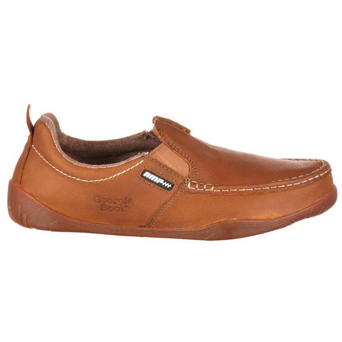 Cedar Falls Moc Toe Slip On Shoes for Men - Comfortable Casual Loafers - Perfect for Work, Walking & Everyday Wear