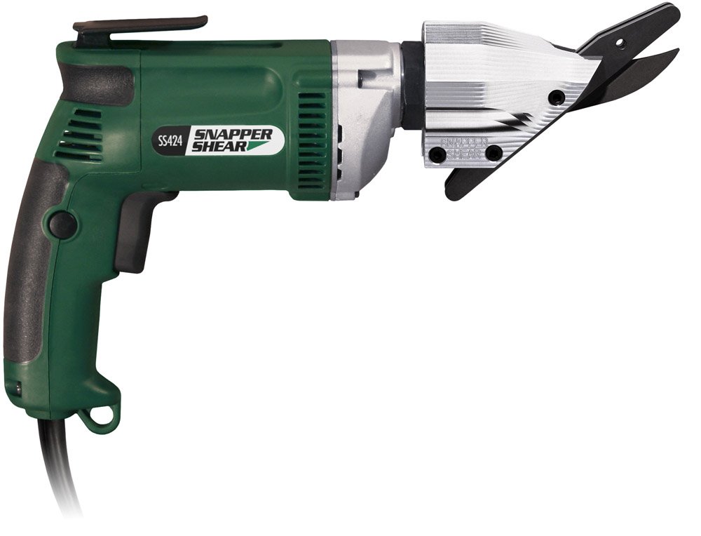 PacTool SS424 Backerboard Shear - Professional Fiber Cement Cutting Tool for Contractors | Heavy-Duty Power Tool for Backerboard, Cement Board & Tile Underlayment Installation