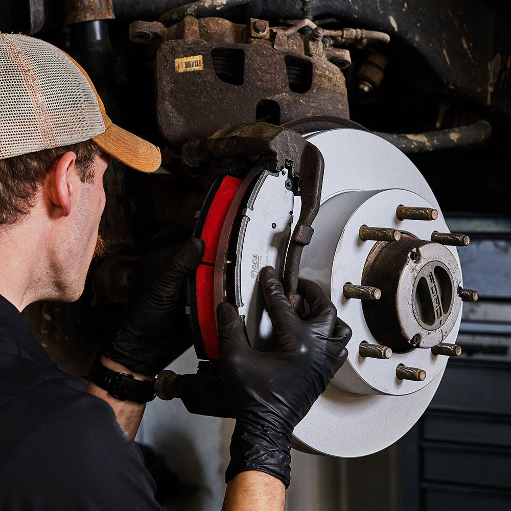High Carbon Rear Brake Rotor Set for 2013-2022 Ford 6.7L Powerstroke Diesel Trucks - Durable & Heat-Resistant - Perfect for Towing & Heavy-Duty Performance