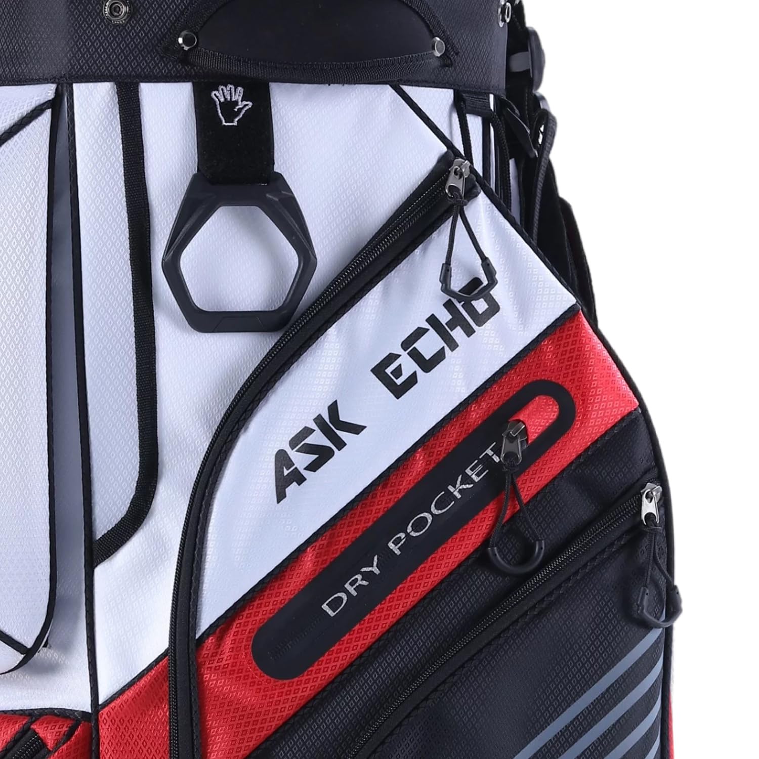 Premium ASK ECHO T-Lock Golf Cart Bag - 14-Way Organizer Divider Top with Handles & Rain Cover - Durable Men's Golf Bag for Course & Travel - Perfect for Golfers & Club Protection