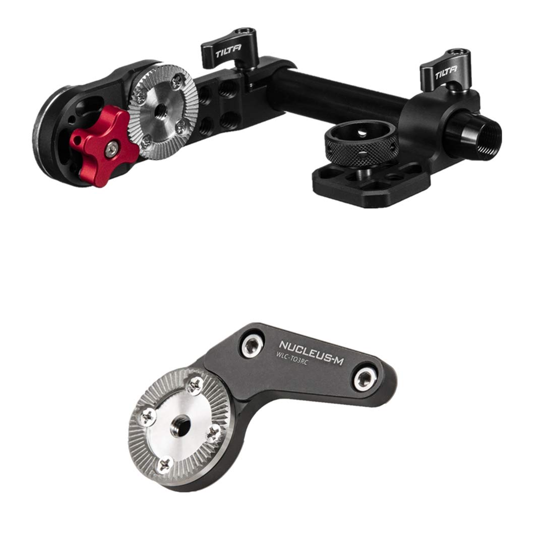TILTA Nucleus-M WLC-T03MA FIZ Hand Unit Monitor Bracket & WLC-T03-RC Arri Standard Rosette Adapter - Aluminum Camera Rig for DSLR & Mirrorless Filmmaking - Perfect for Cinematic Shots, Vlogging, and Professional Video Production