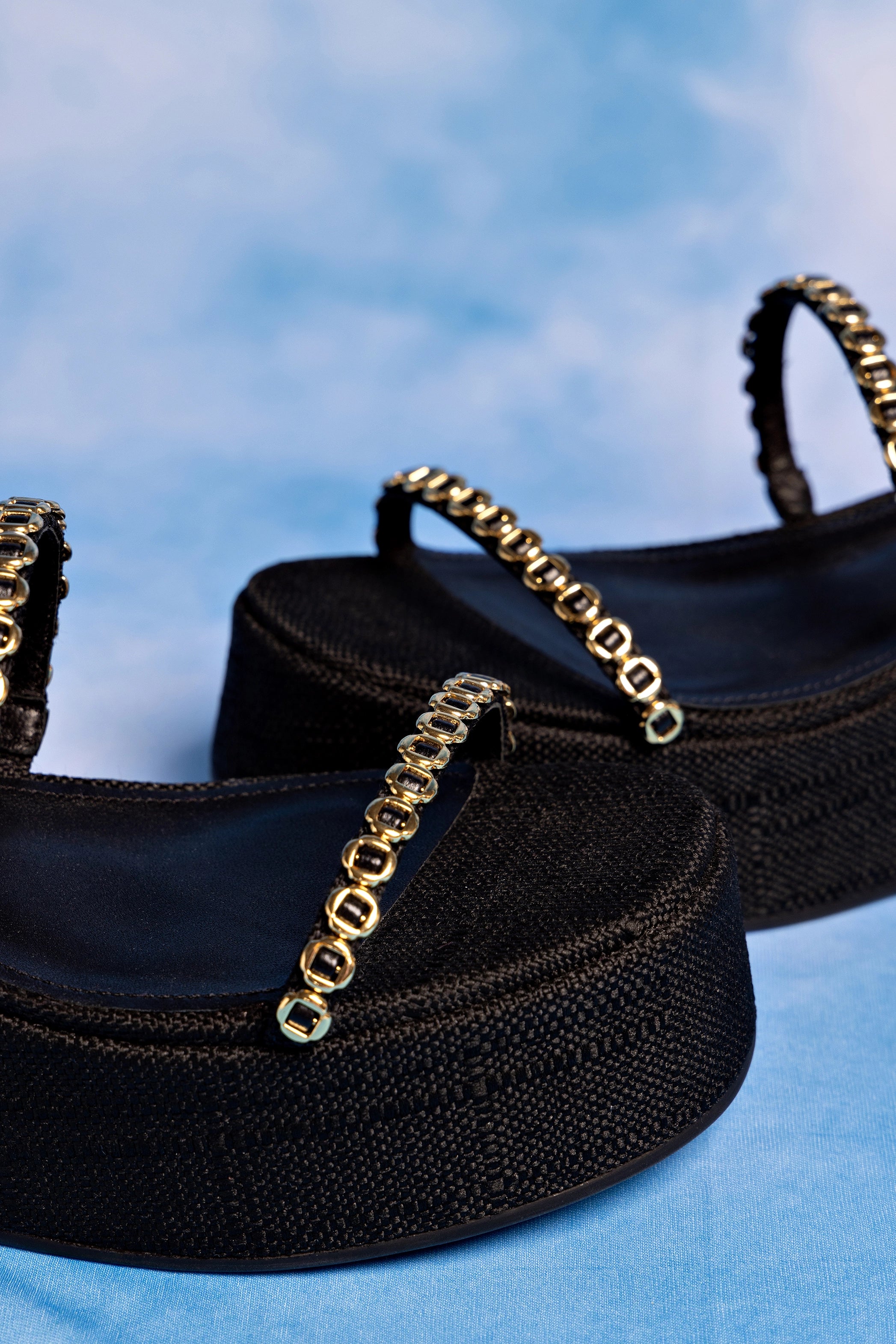 Gio Milanina Black Raffia Flatform Sandals for Women - Comfortable Summer Beach Wedge Shoes for Outdoor Walking and Vacation
