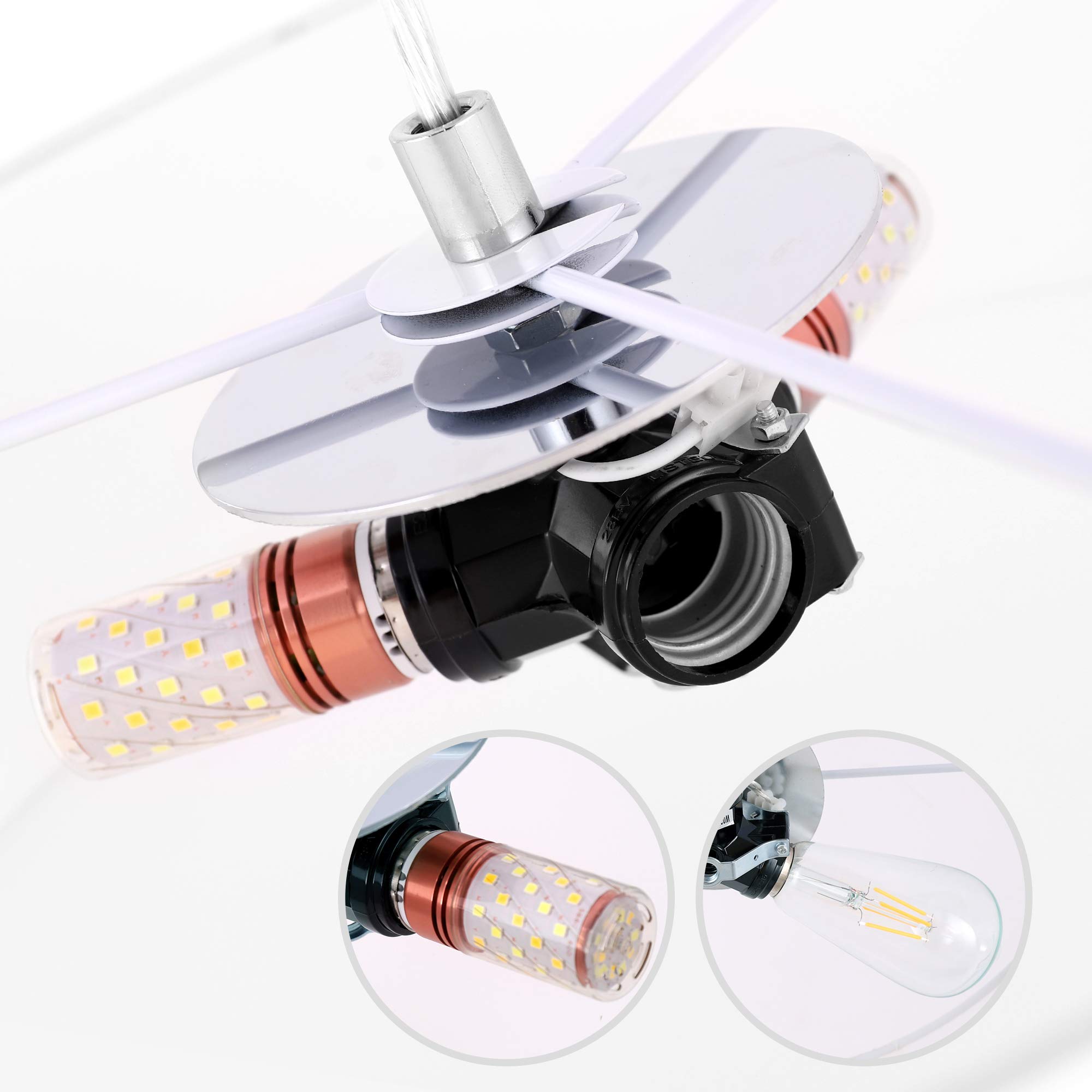 Modern Fabric Pendant Light - 15