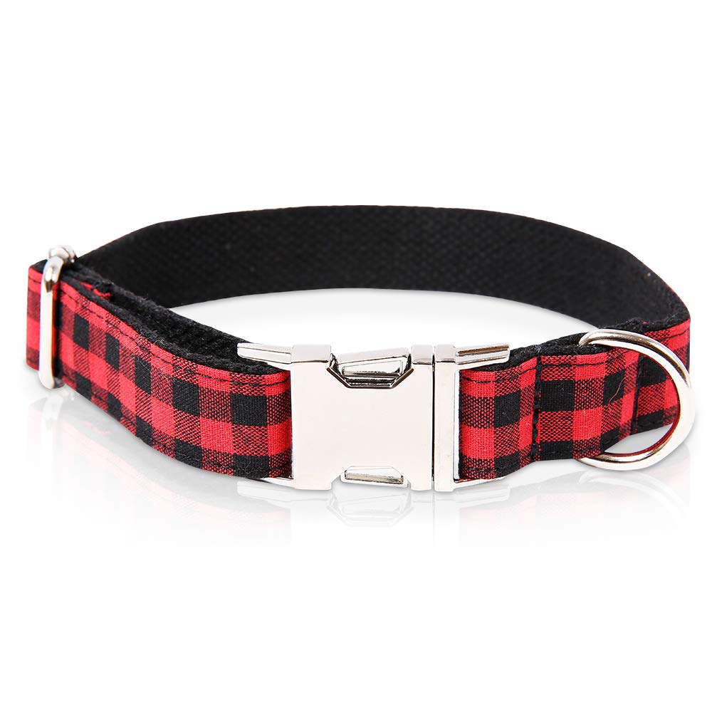 Timos Adjustable Soft Dog Collar with Metal Buckle for Small, Medium & Large Dogs - Perfect for Daily Walks, Training & Outdoor Adventures