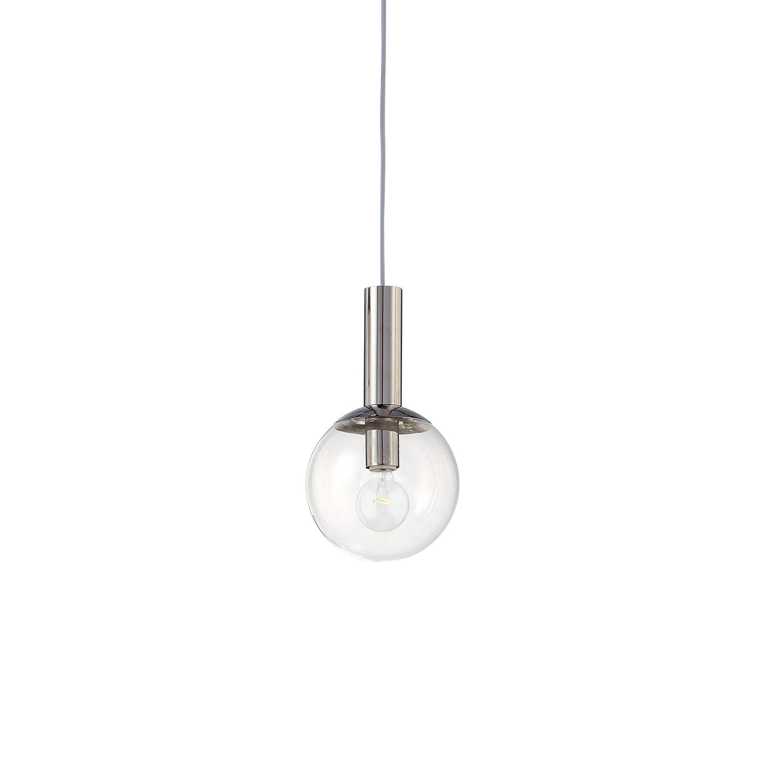 Sonneman Bubbles 8 Inch Modern Glass Pendant Light - Single Bulb Fixture for Kitchen Island, Dining Room, or Entryway Lighting