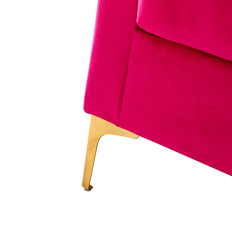 Luxury Didyme Velvet Club Armchair - Modern Accent Chair for Living Room, Bedroom & Office - Plush Upholstered Lounge Chair with Sturdy Wooden Legs - Perfect for Reading Nook, Home Theater & Cozy Spaces