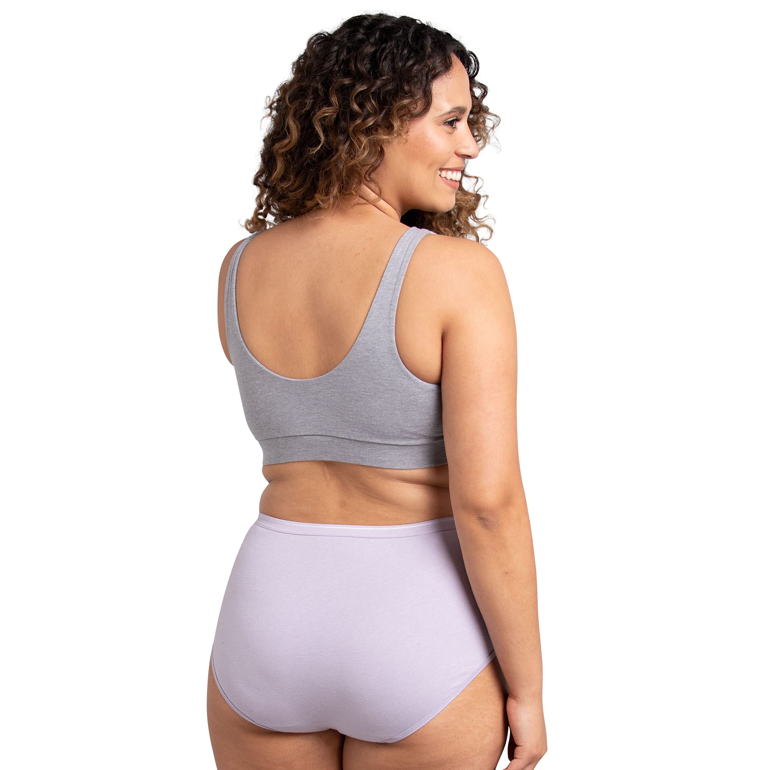 Fruit of the Loom Women's Comfort Bras and Tank Tops - Soft Cotton Underwear Set (Sizes S-6XL) | Perfect for Everyday Wear, Yoga & Lounge