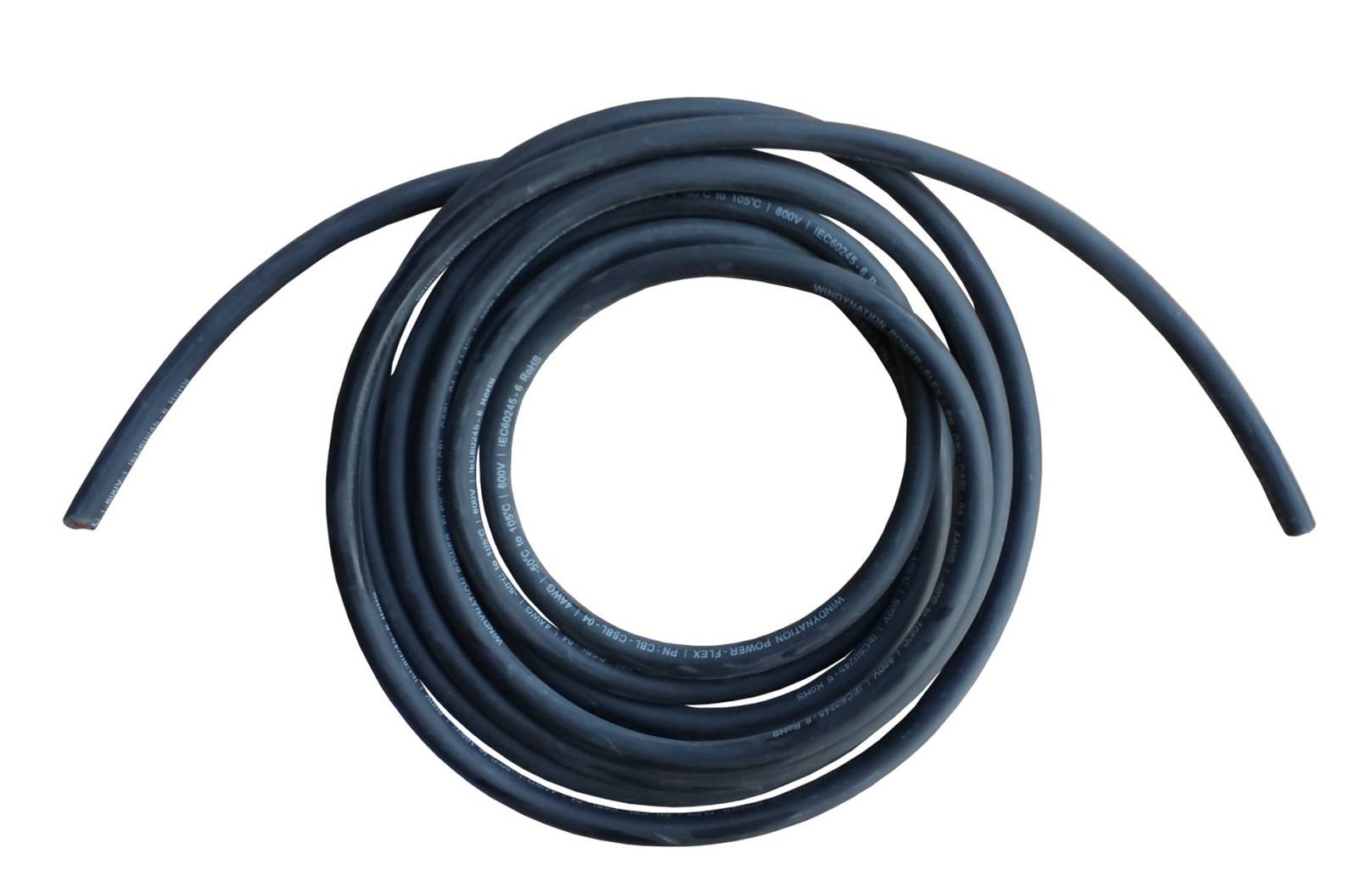 4/0 Gauge 4/0 AWG 30 Feet Black Pure Copper Flexible Welding Battery Cable - Heavy Duty Power Wire for Car Audio, Inverter, RV, Solar System & Marine Applications