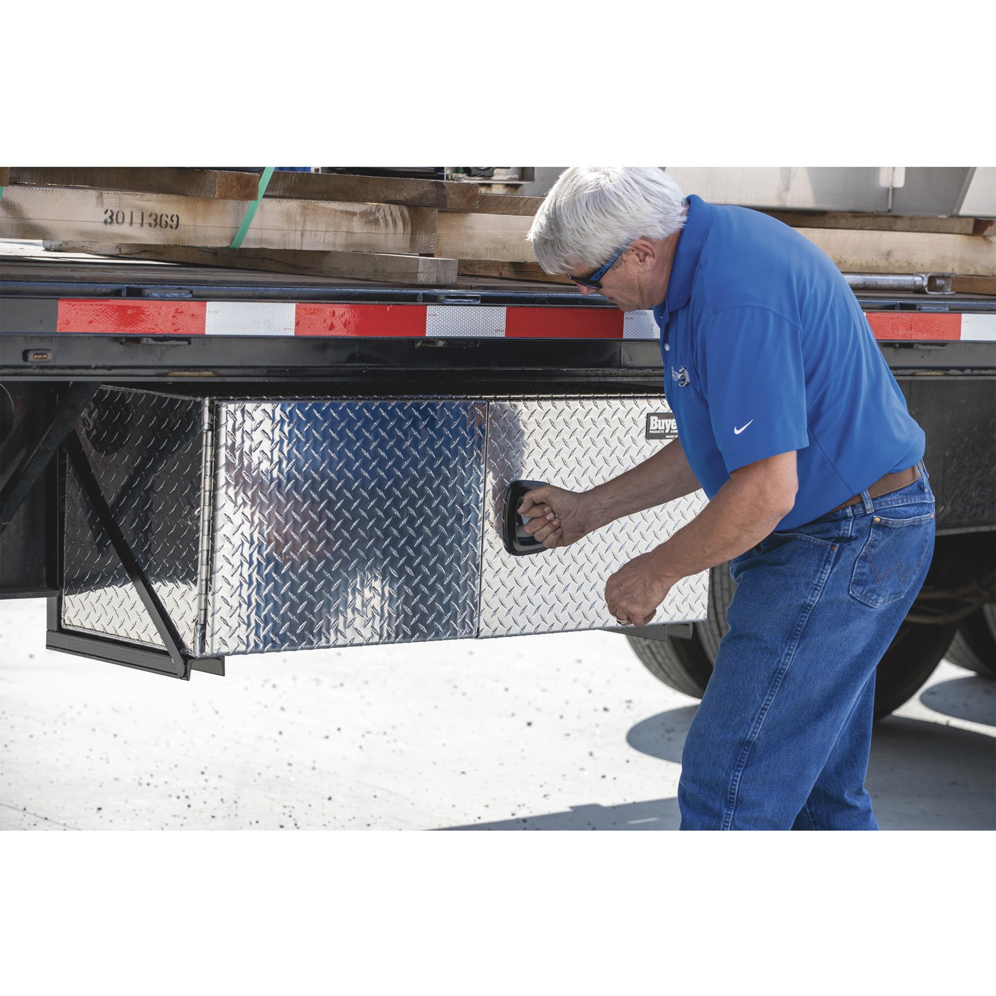 Buyers Products Underbody Toolbox Mounting Kit #1701005 - Heavy Duty Truck Tool Storage Solution for Professional Mechanics & Fleet Maintenance