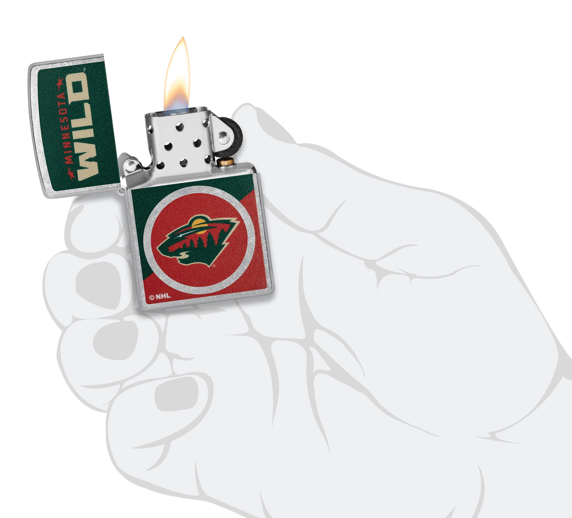 Minnesota Wild Color Image Street Chrome - Premium Hockey Fan Gear for Men & Women - Perfect for Game Day, Tailgating, and Sports Enthusiasts