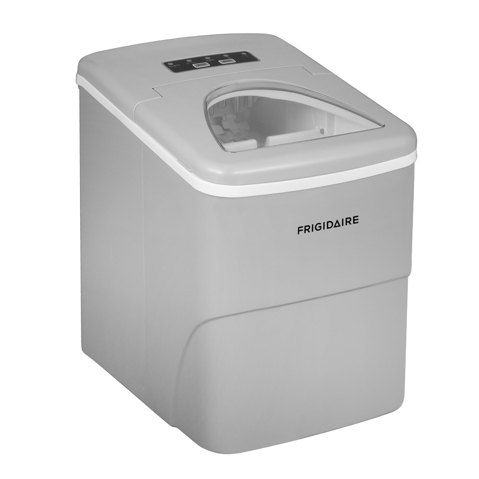 Frigidaire EFIC108-Silver Compact Countertop Ice Maker - 26 lbs Daily Output, Portable & Energy Efficient - Perfect for Home, Office, RV, and Outdoor Use