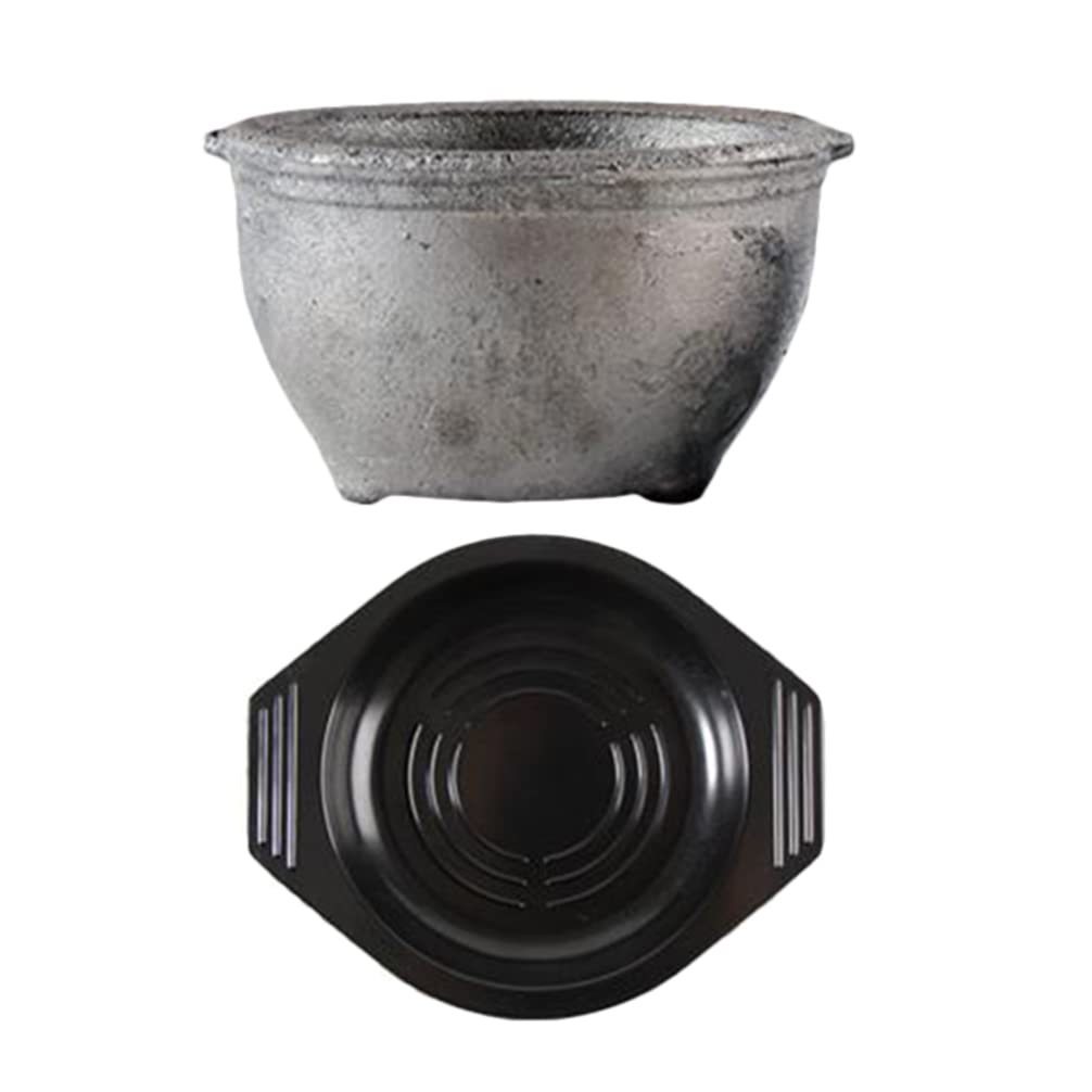 Premium Japanese Donabe Clay Pot - Ceramic Cooking Pot with Lid for Stews, Soups & Rice | Traditional Earthenware Stockpot for Stovetop & Oven Use | Ideal for Hot Pot, Bibimbap & Asian Cooking