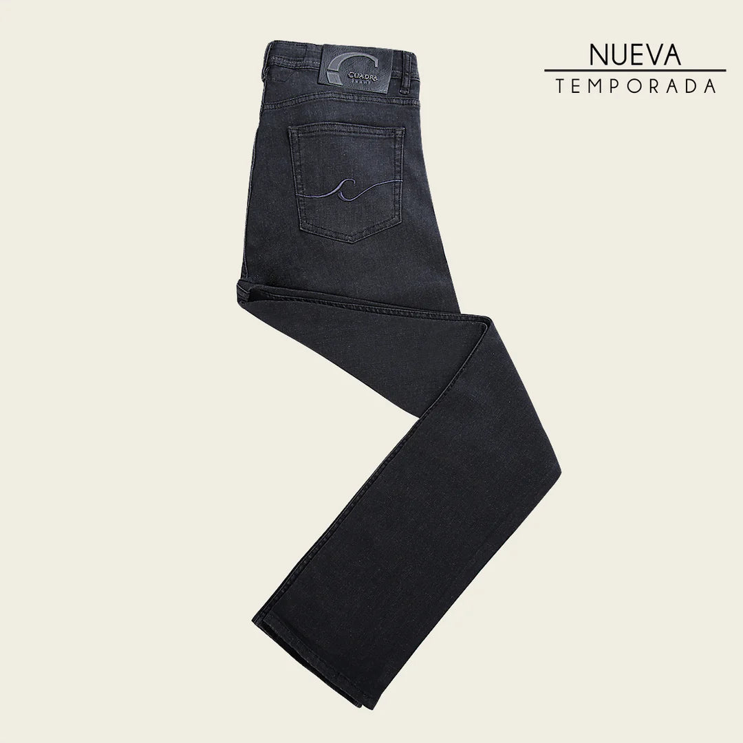 Cuadra Black Stretch Denim Jeans for Men - Ultimate Comfort & Style | JN30022 | Perfect for Casual Wear, Office & Night Out