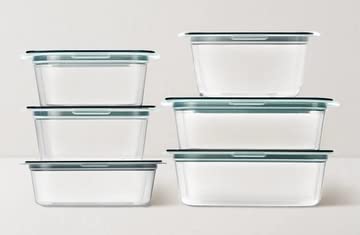 Easy Find Vented Lids Food Storage Containers - 8-Piece Set (14 Total) - Airtight BPA-Free Kitchen Organizers for Meal Prep & Leftovers - Perfect for Refrigerator, Freezer & Microwave Use - Racer Red