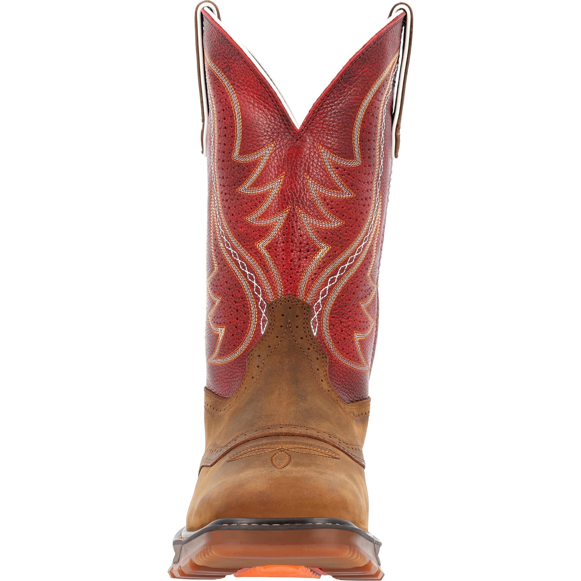 Durango Men's Maverick XP S 11-Inch Ventilated Work Boot - Brown - Durable Safety Shoes for Construction & Outdoor Work