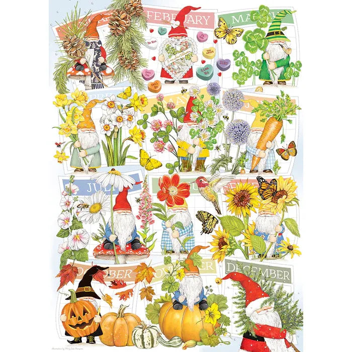 Happy Gnome Life PZ1000 - Whimsical Garden Decor for Outdoor & Indoor Use - Perfect for Home, Yard, and Gift Ideas