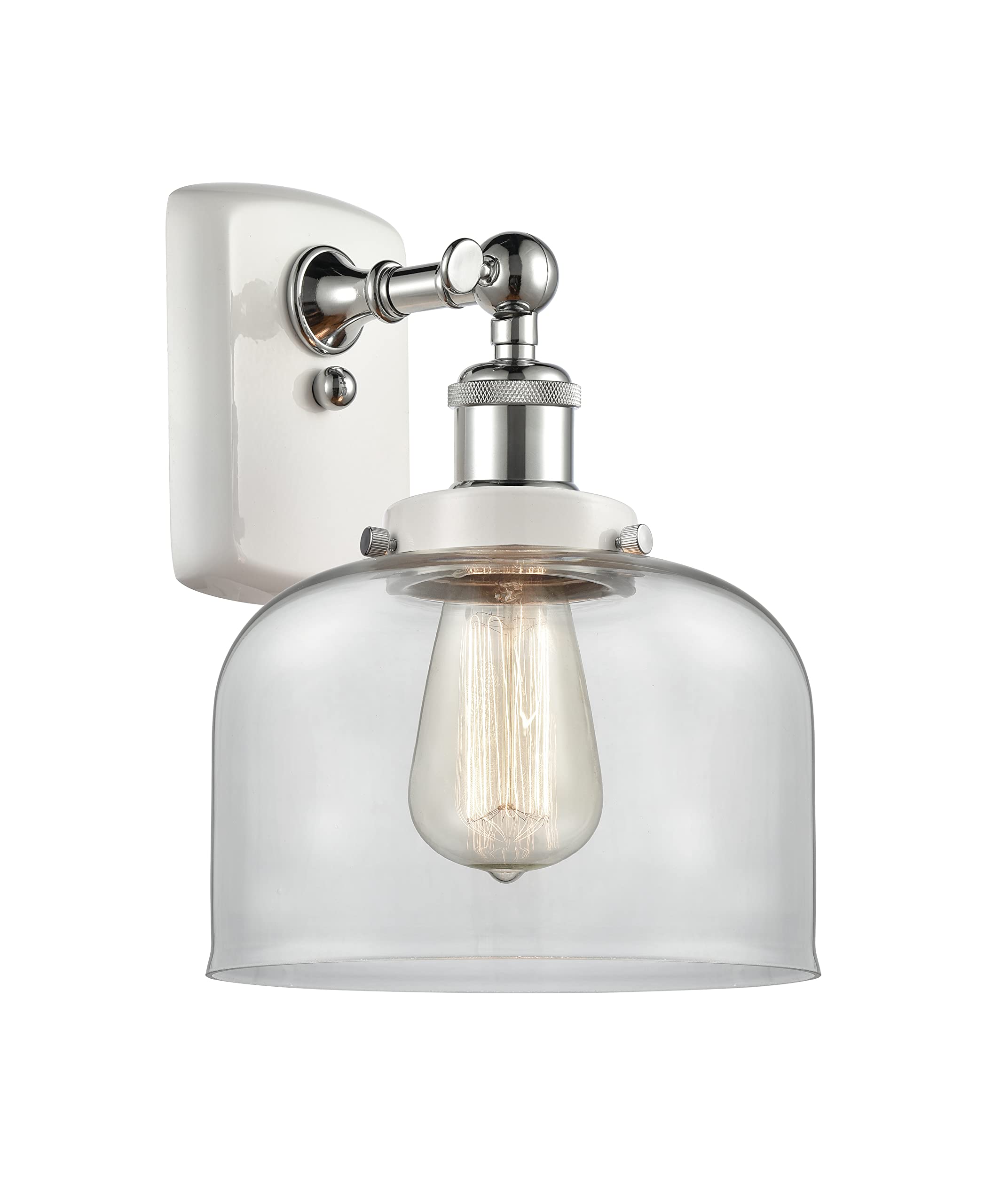 Ballston Collection Innovations 916-1W-WPC-G72-LED Modern LED Wall Sconce Light Fixture - Energy Efficient Indoor/Outdoor Lighting for Hallway, Bedroom, Porch & Patio