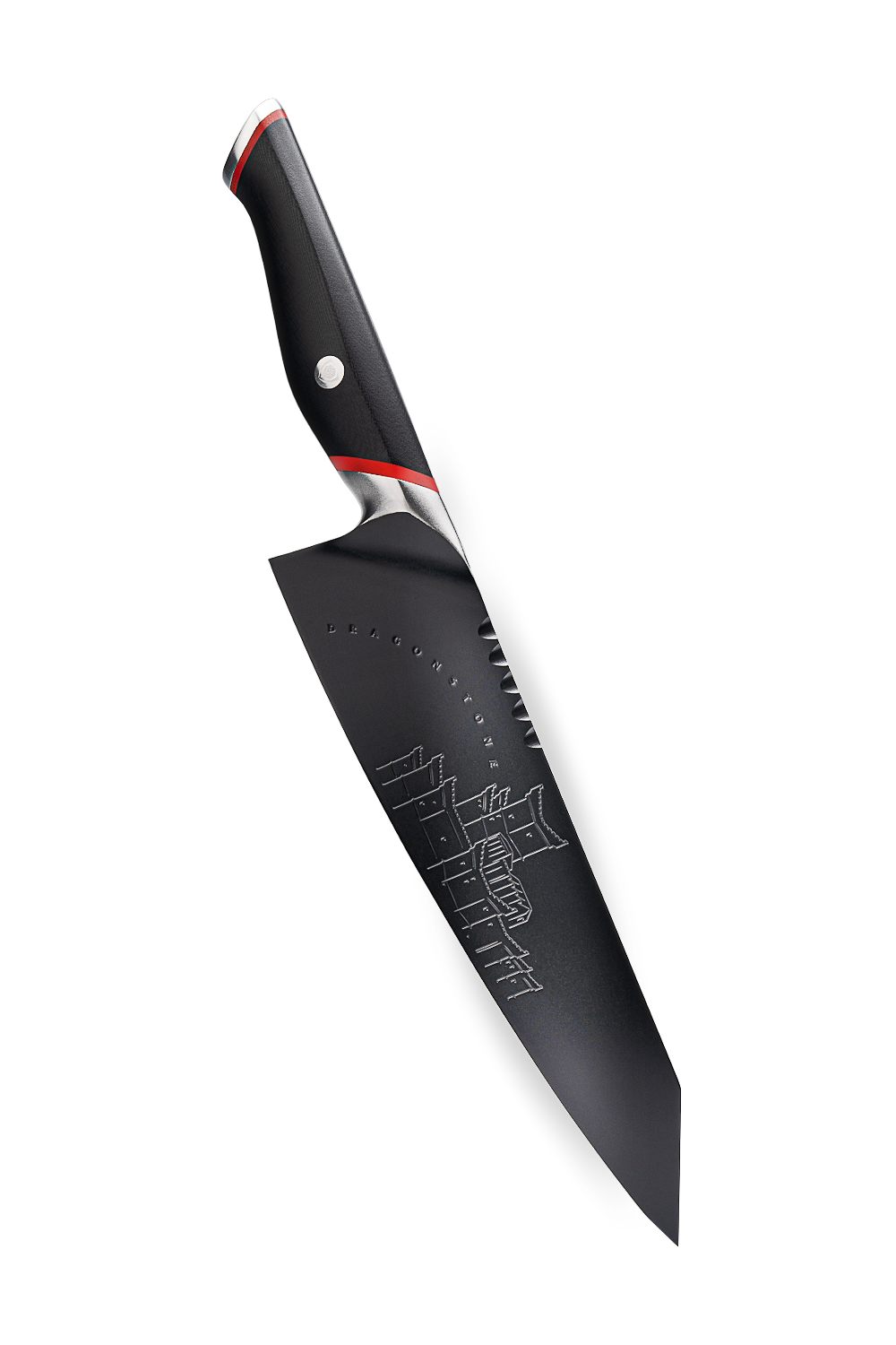 Dalstrong 8-Inch Chef Knife - Game of Thrones™ House Targaryen™ Edition - High Carbon Steel Kitchen Knife for Professional Chefs & Home Cooking - Perfect for Slicing, Dicing & Meat Preparation