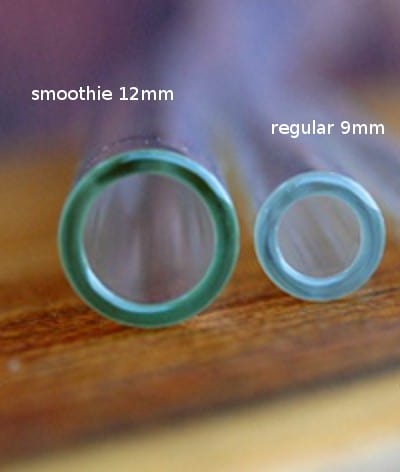 Premium 12mm Clear Glass Straws - Australian Made, Eco-Friendly Smoothie & Cocktail Straws for Home, Cafe & Restaurant Use