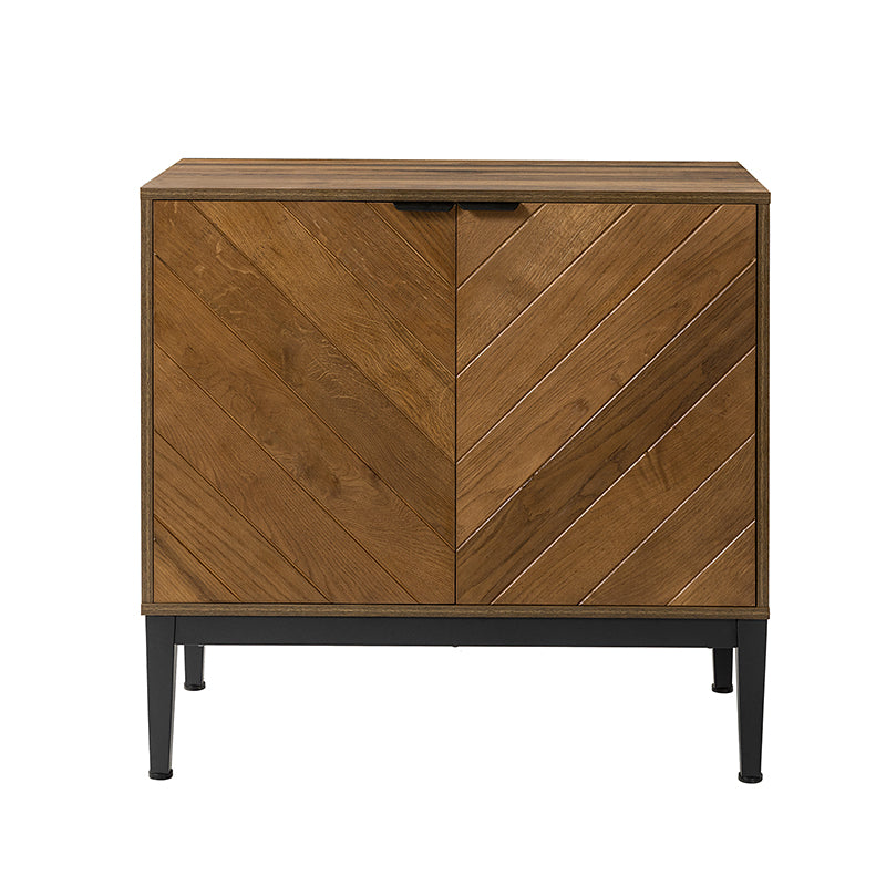 Eugen 32 Inch Tall 2 Door Accent Cabinet - Stylish Storage Solution for Living Room, Bedroom, or Entryway
