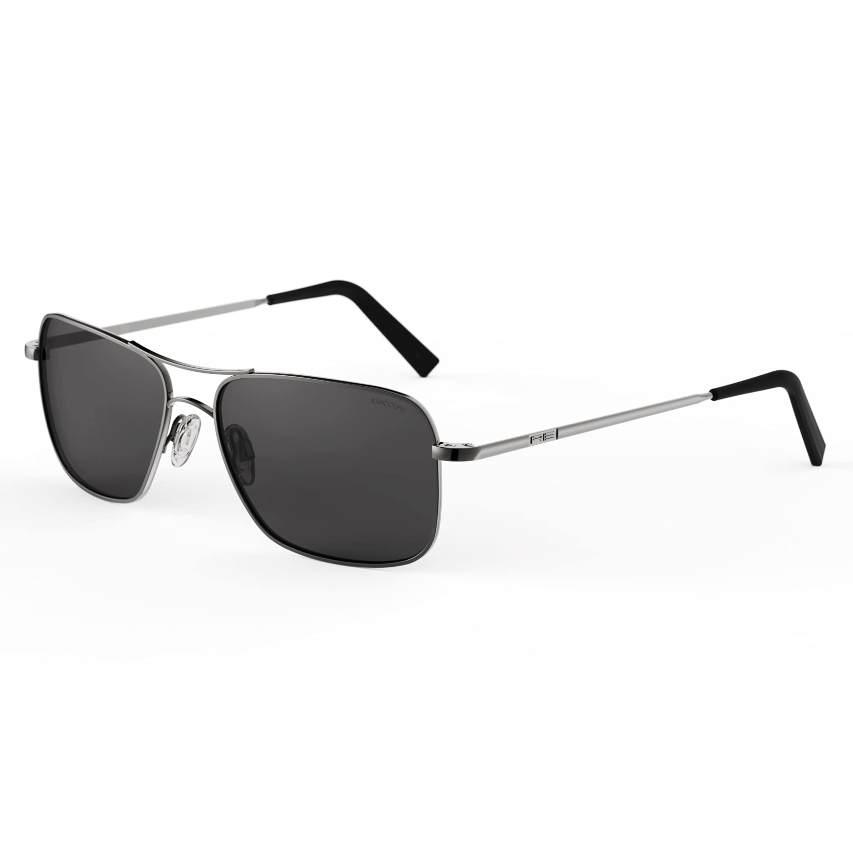 Randolph USA Archer Aviator Classic Sunglasses for Men - 100% UV Protection Polarized Lenses - Vintage Pilot Sunglasses for Driving, Travel & Outdoor Activities