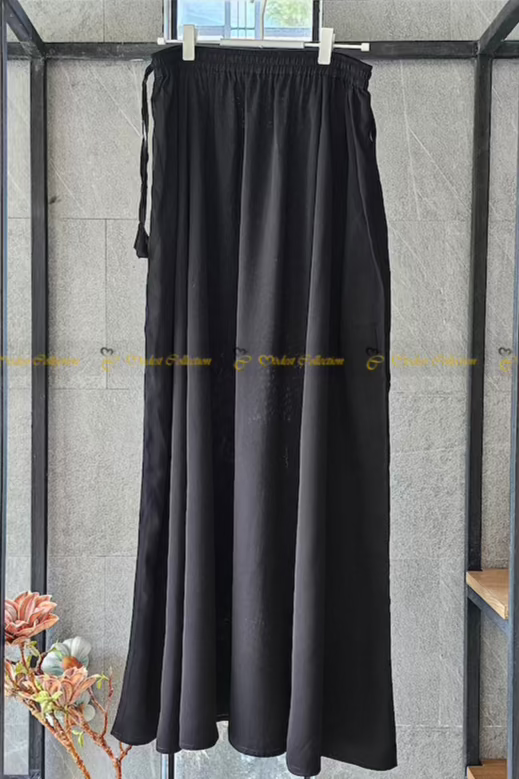 Elegant Long Black Skirt for Women - Stylish Maxi Skirt for Casual, Office & Evening Wear | Perfect for Parties, Weddings & Daily Outfits