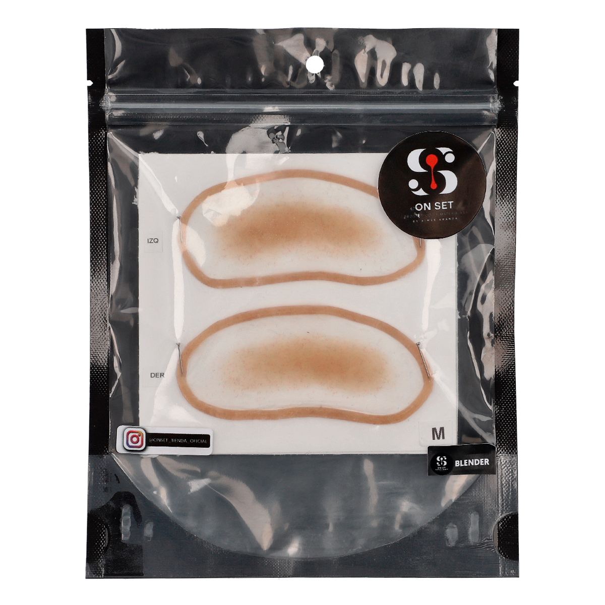 Medium Eyebrow Prosthetic Blender - Natural-Looking Eyebrow Enhancer for Everyday Wear & Cosplay