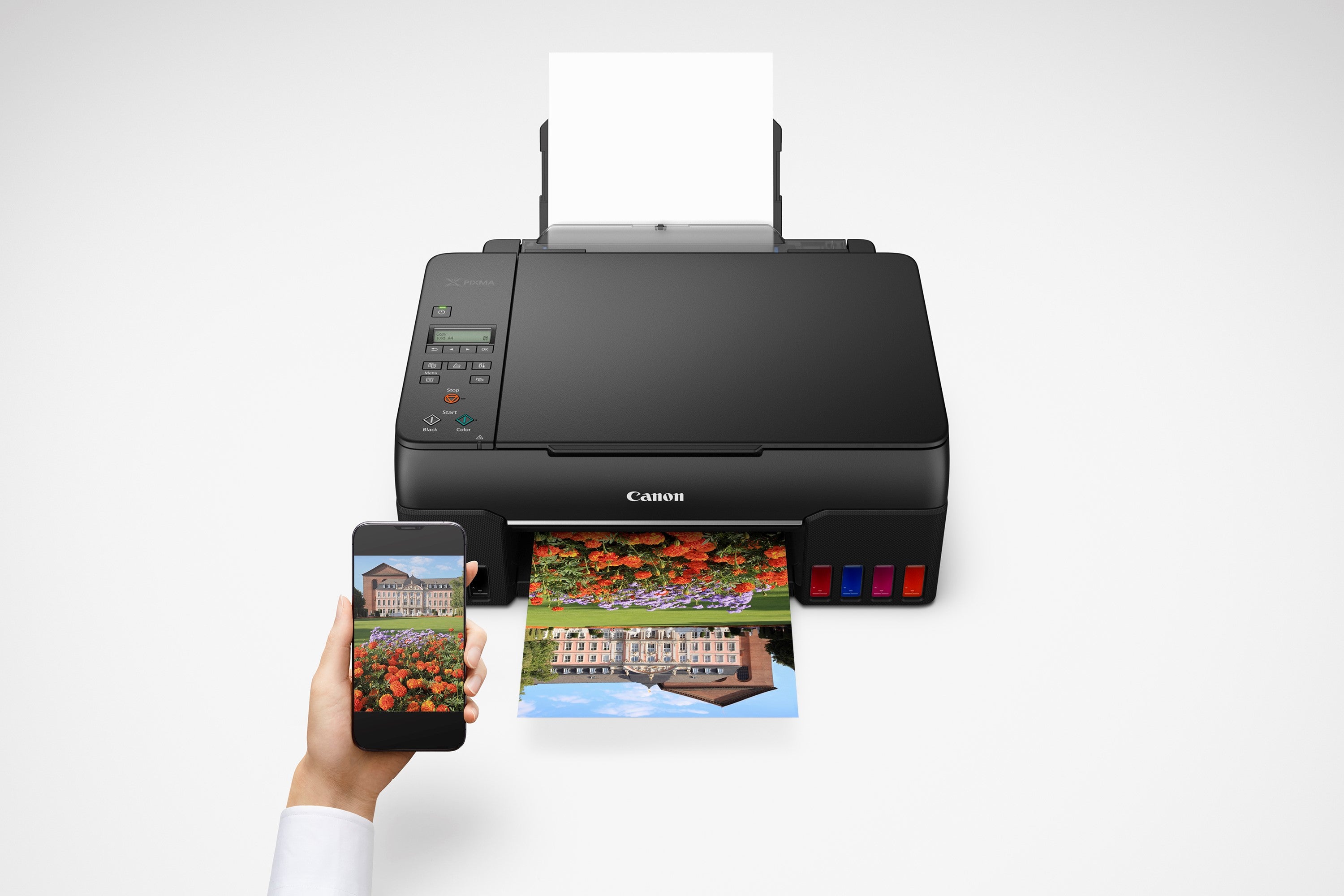Canon PIXMA G670 Wireless All-in-One Inkjet Photo Printer with 6-Color System - Ideal for Home, Office & Photo Printing