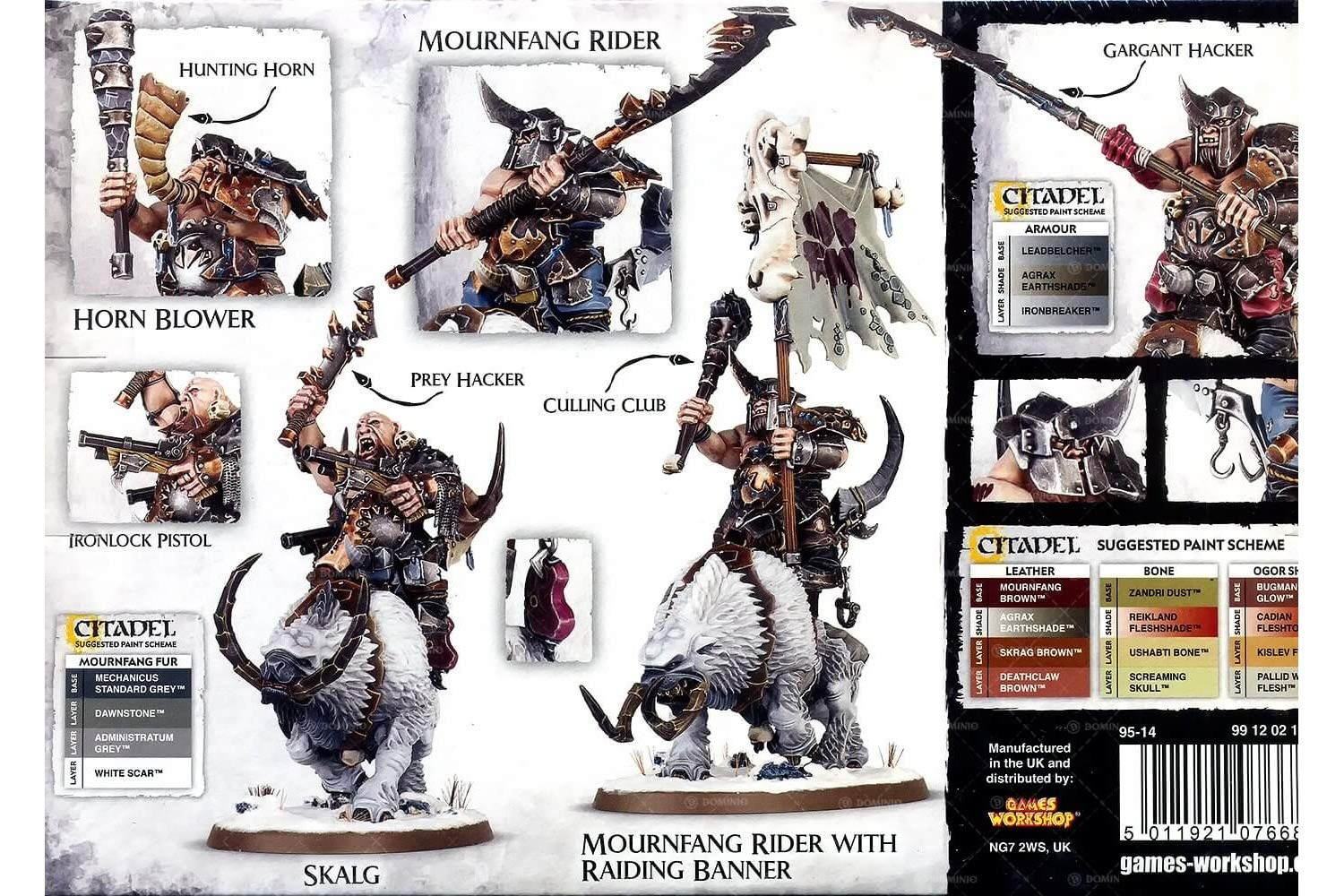 Games Workshop Beast Claw Raiders Mourn Fang Cavalry - Warhammer Fantasy Battle Miniature for Tabletop Gaming