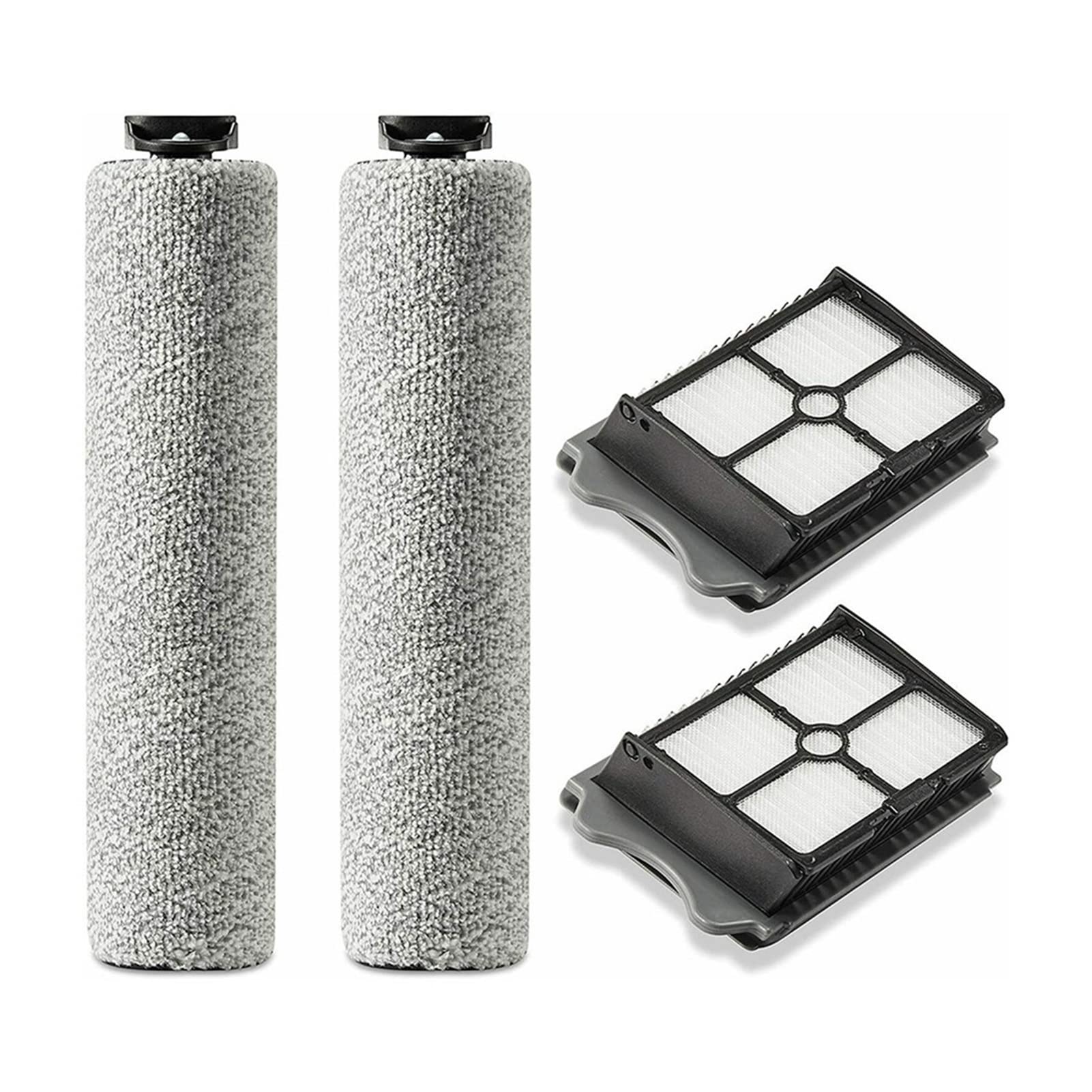 BOSSQI Replacement Vacuum Cleaner Parts - Sweeping Robot Filters & Roller Brushes Compatible with Tineco Floor ONE S3 & IFloor 3 - Essential Accessories for Deep Cleaning Floors, Carpets & Hardwood Surfaces