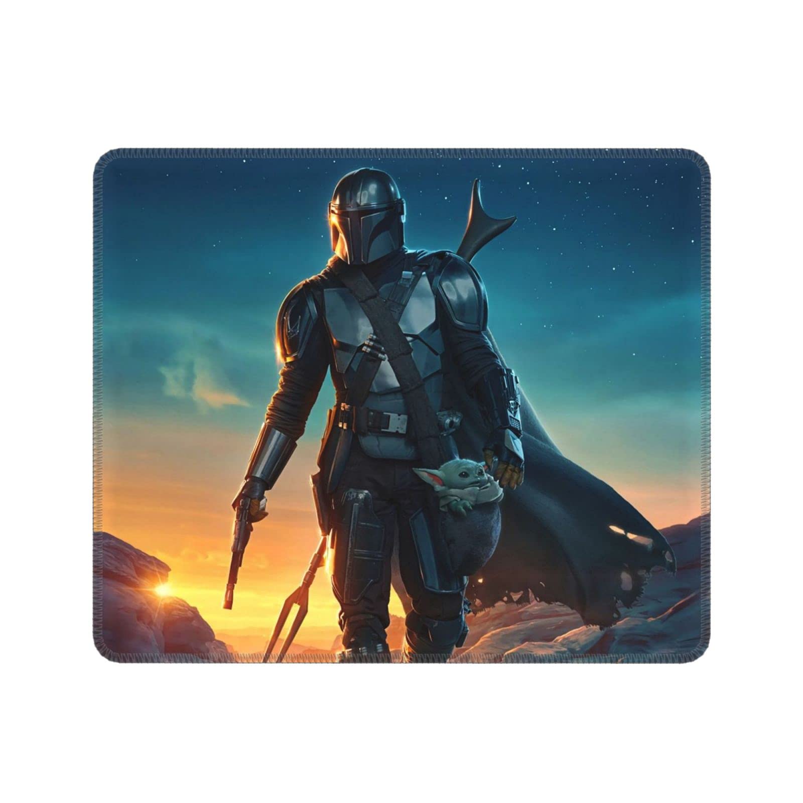 Best Small Gaming Mouse Pad - Non-Slip Rubber Base & Stitched Edges for PC, Laptop, Computer Desk | Perfect for Esports, Office Work & Home Gaming Setup