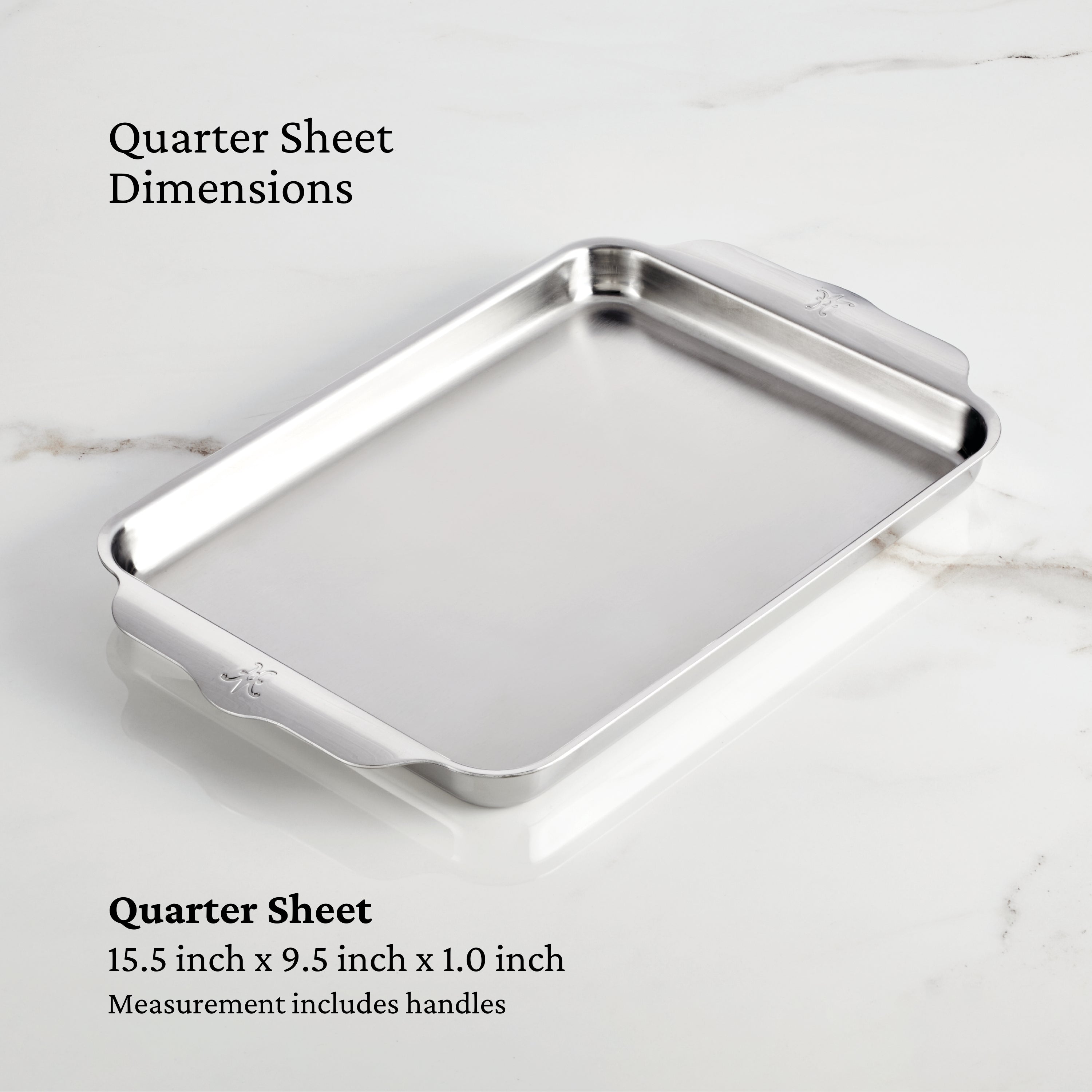 Premium OvenBond Quarter Sheet Pan - 9 x 12 Inches Nonstick Baking Sheet for Cookies, Roasting Veggies & Perfect Brownies - Ideal for Home Baking & Restaurant Use