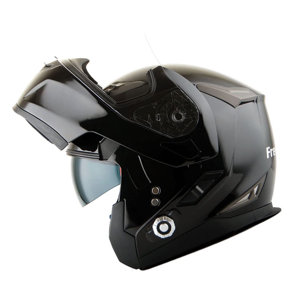 Martian Motorcycle Bluetooth Helmet - Full Face Dual Visor with Built-in Bluetooth Headset for Safe Riding & Hands-Free Calls - Perfect for Commuting, Touring & Adventure Motorcycling