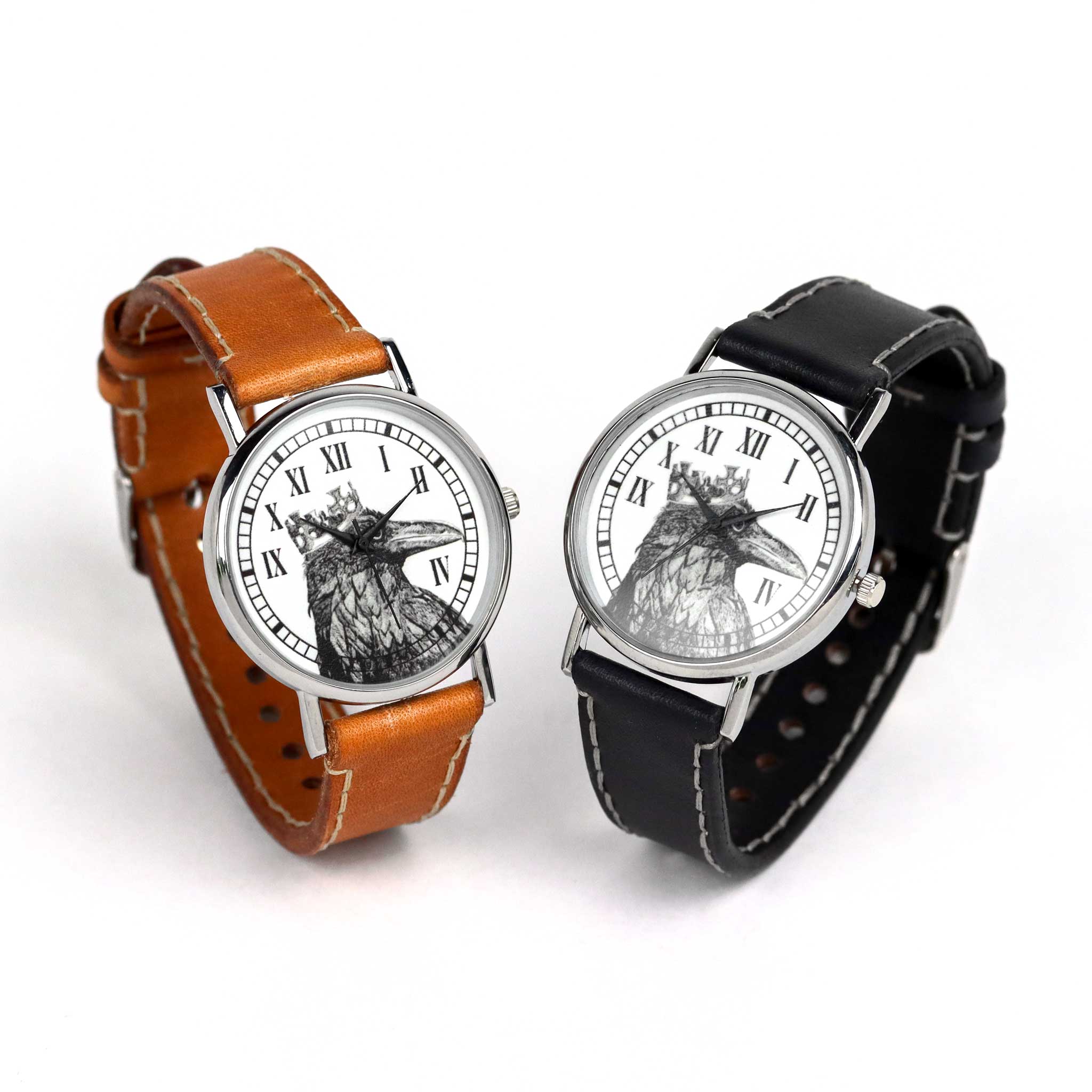 Raven King Luxury Men's Wrist Watch - Waterproof Stainless Steel Analog Quartz Watch for Business, Casual & Formal Wear | Perfect Gift for Men