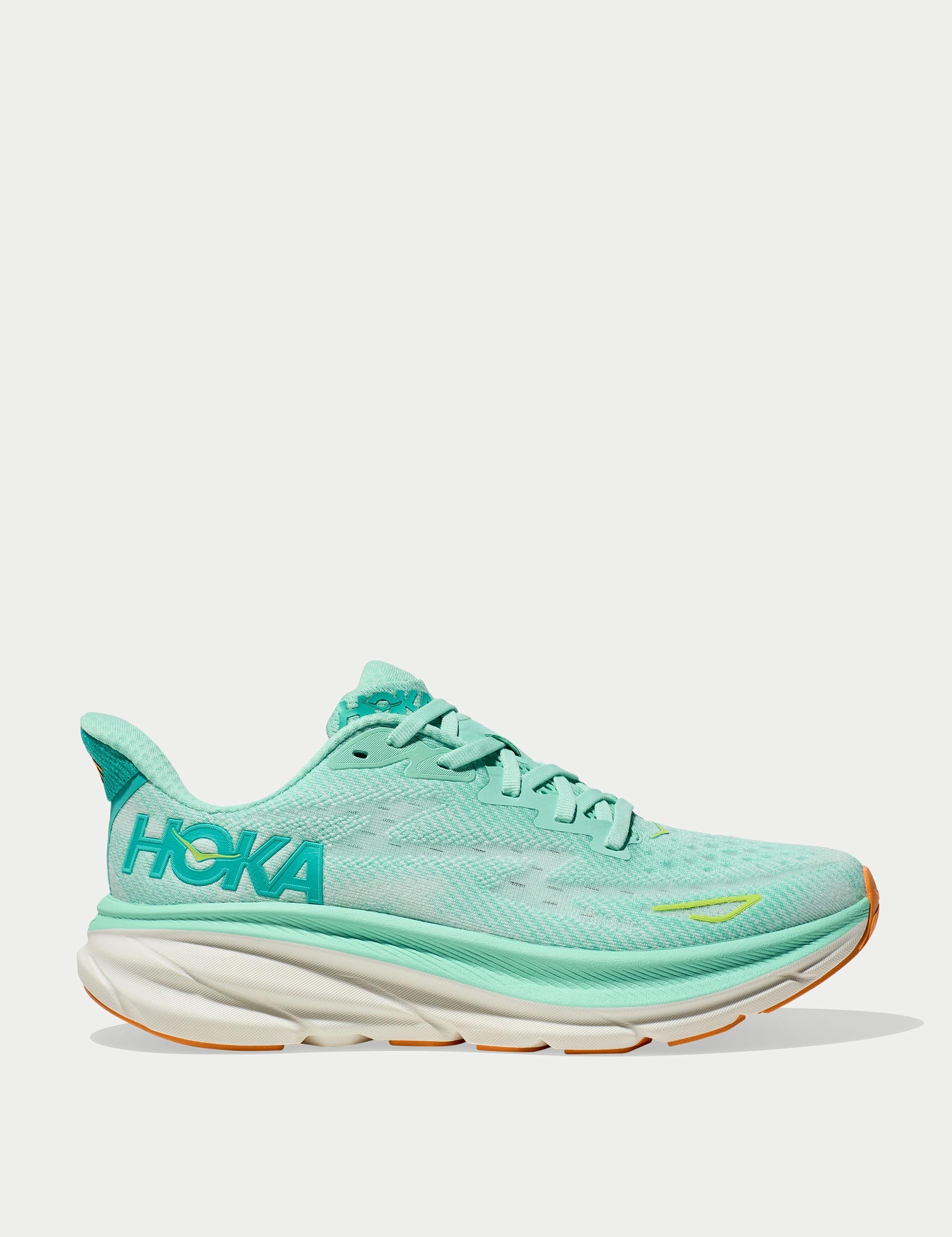 Brooks Clifton 9 Running Shoes for Men & Women - Seafoam/Aqua Breeze Color - Lightweight Cushioned Road Running Sneakers for Jogging, Gym Workouts & Daily Walking